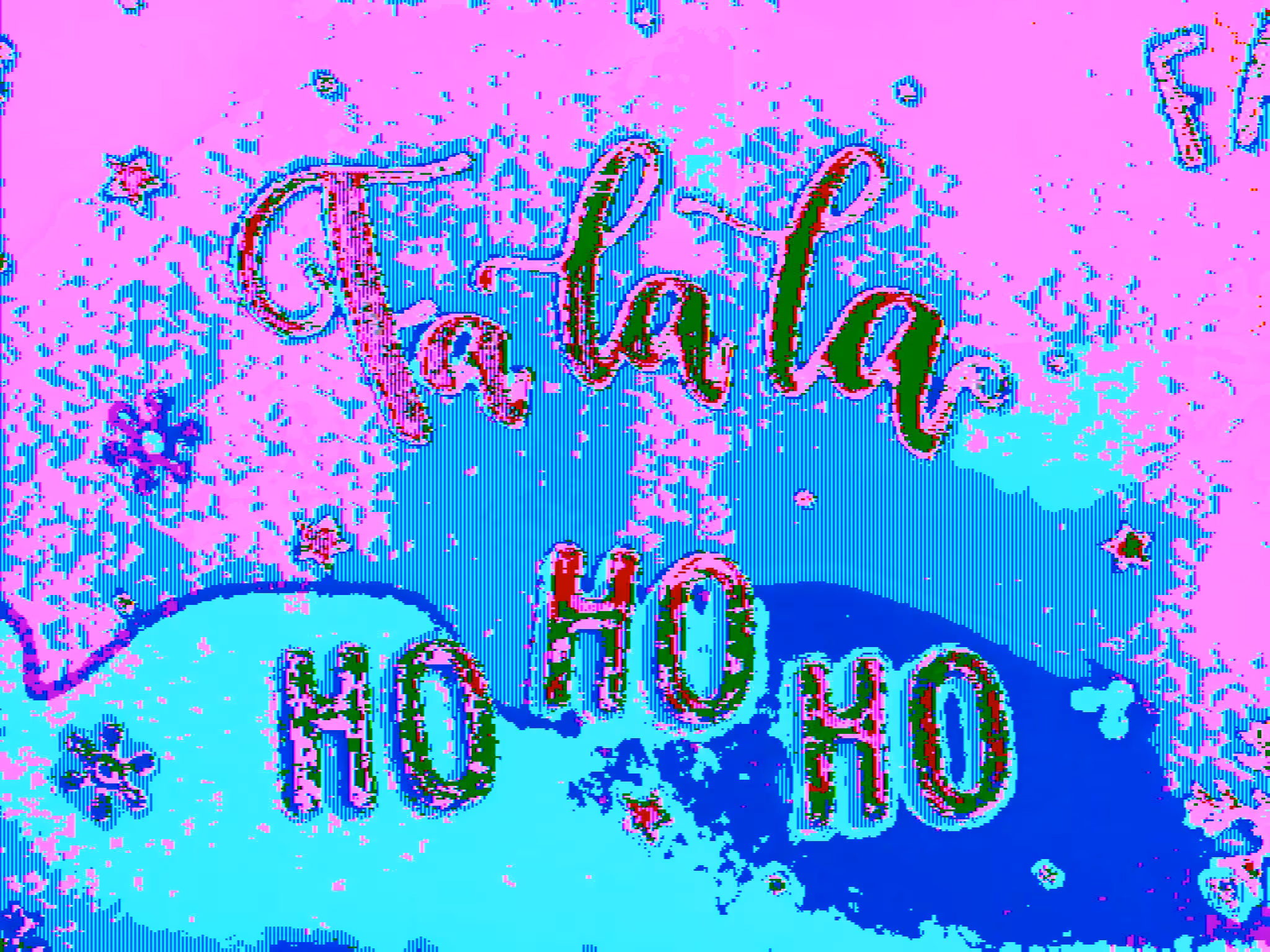Rodeo posts: Fa la la HO HO HO