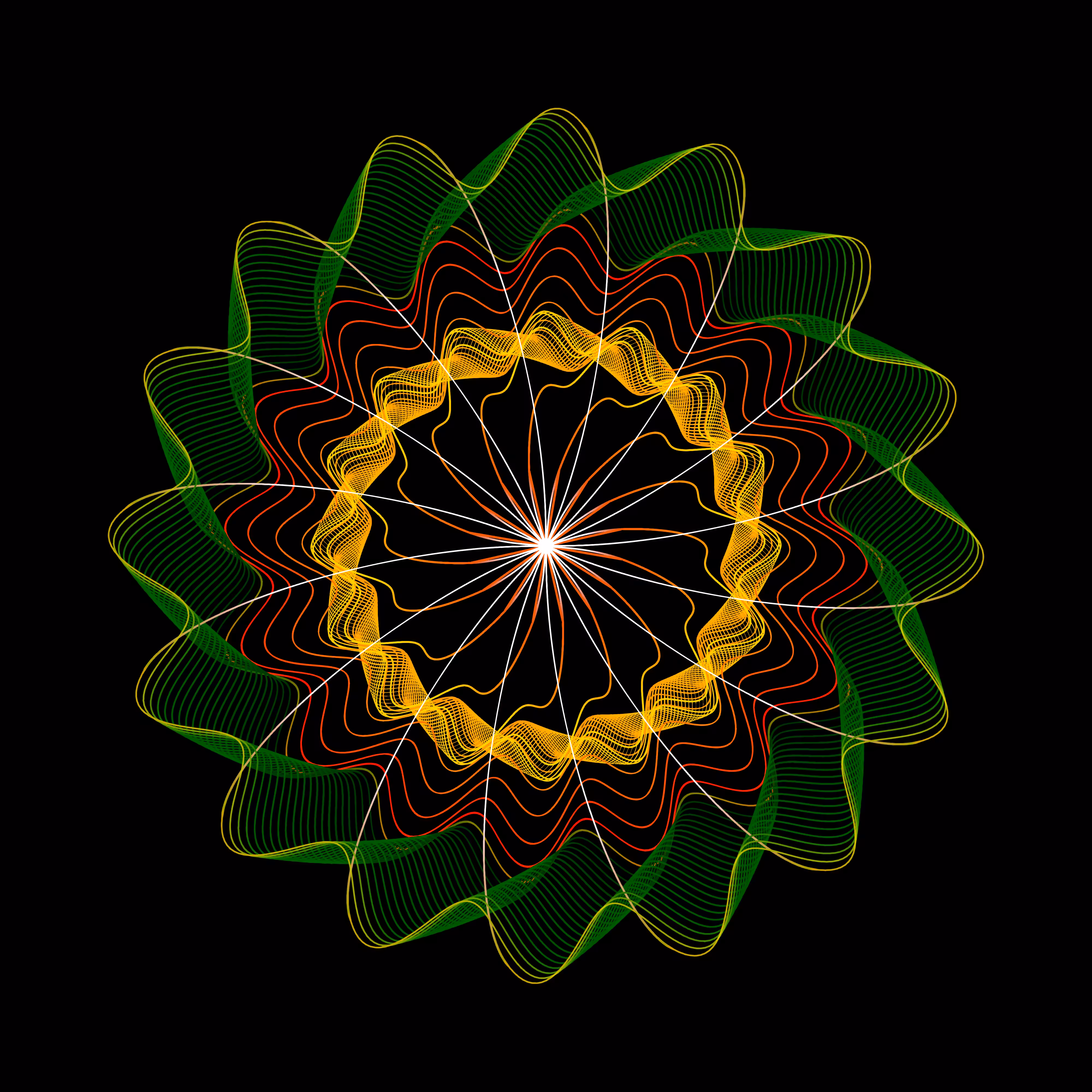 Math Flower #1-c