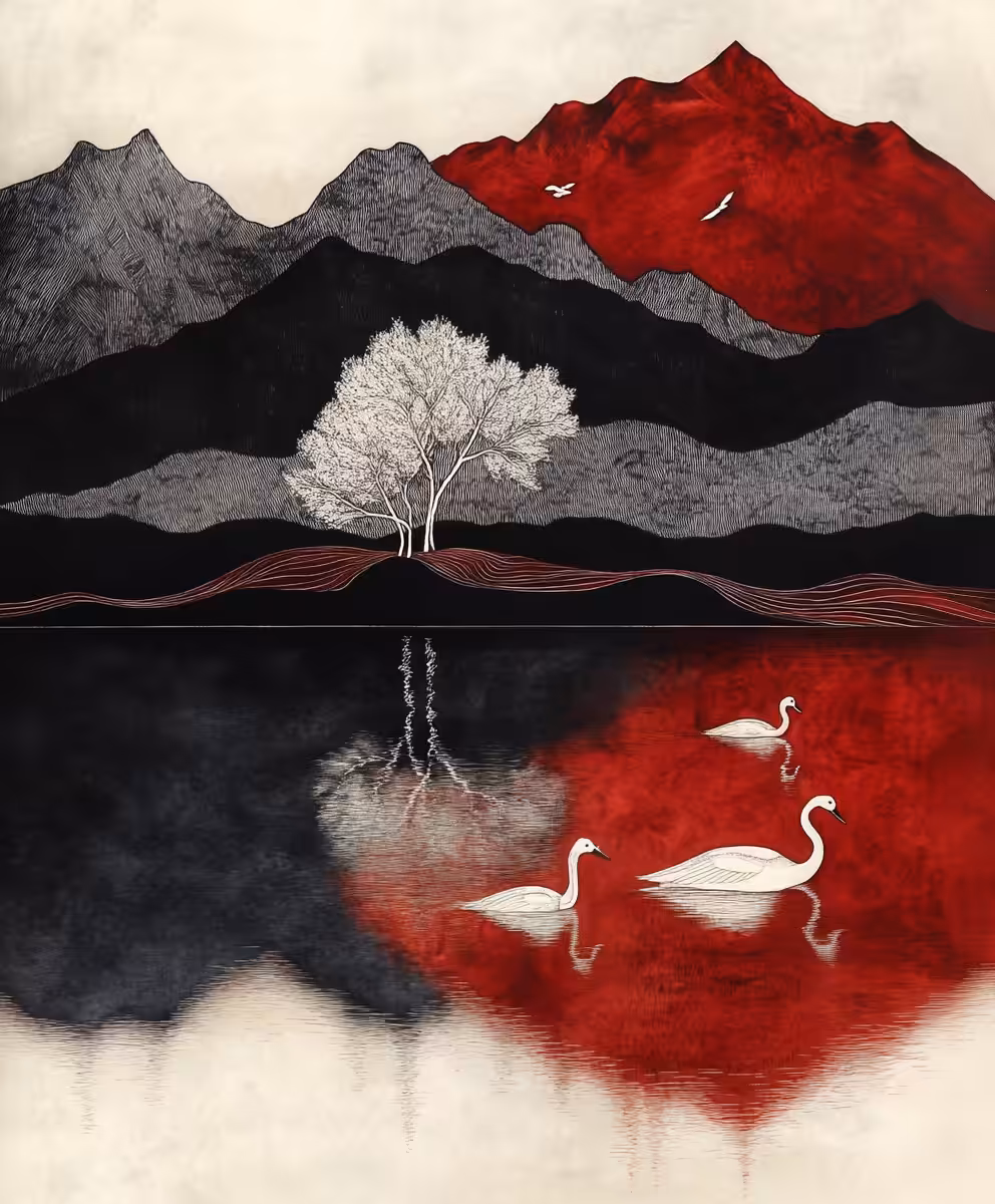 Echoes of the Crimson Lake