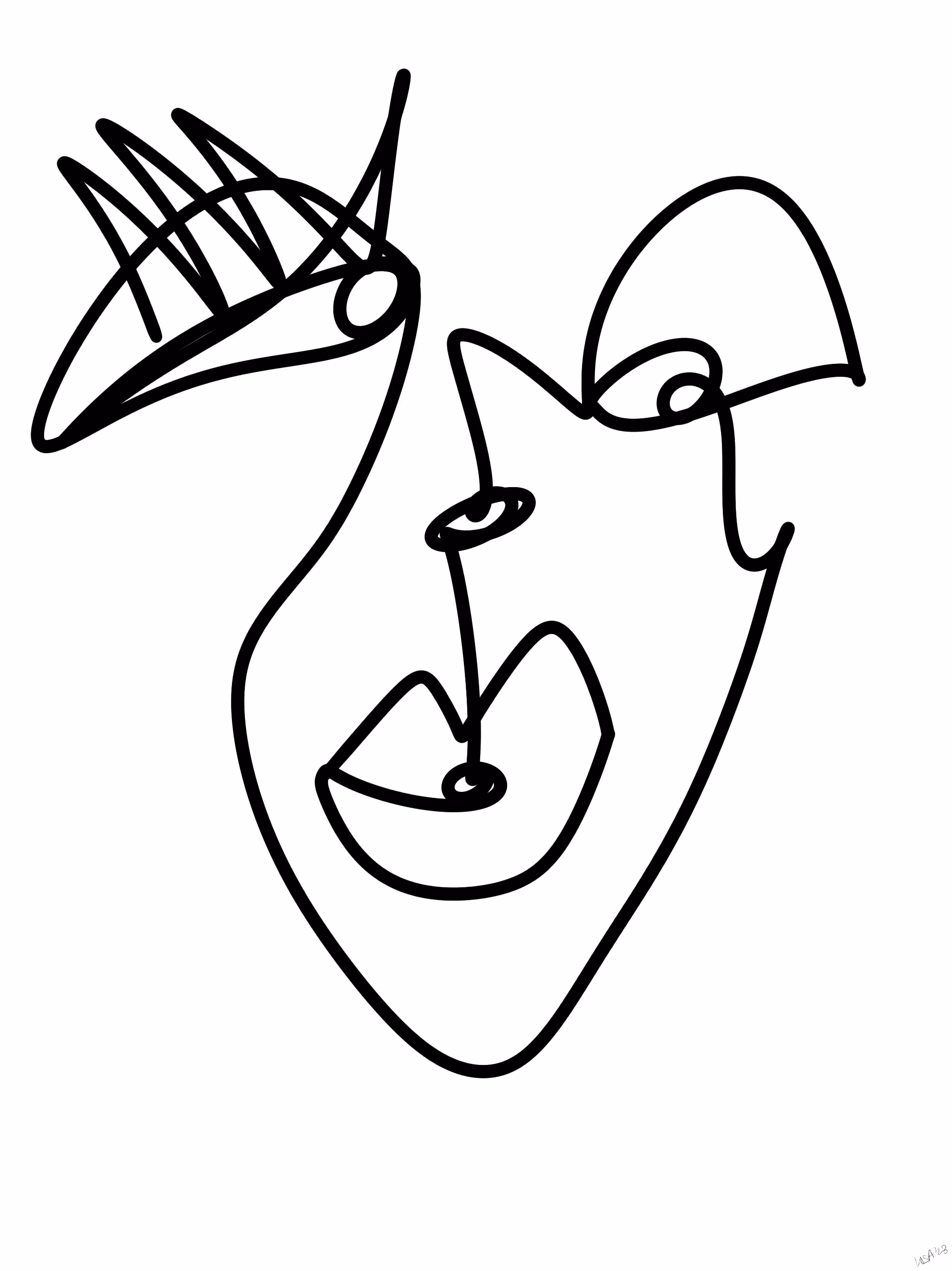 Face Of Arts - B&W 002