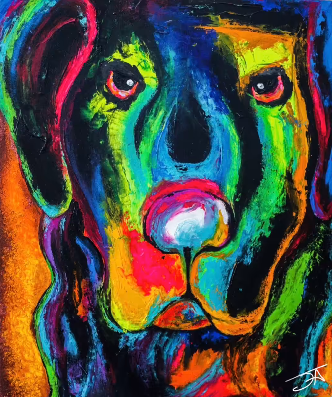 A LOYAL FRIEND (PAINTING AND NFT)