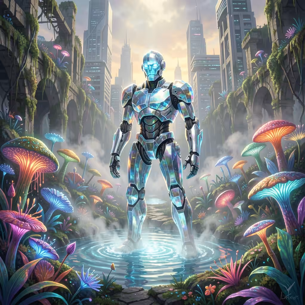 NightCafe Creations: City Automaton 3
