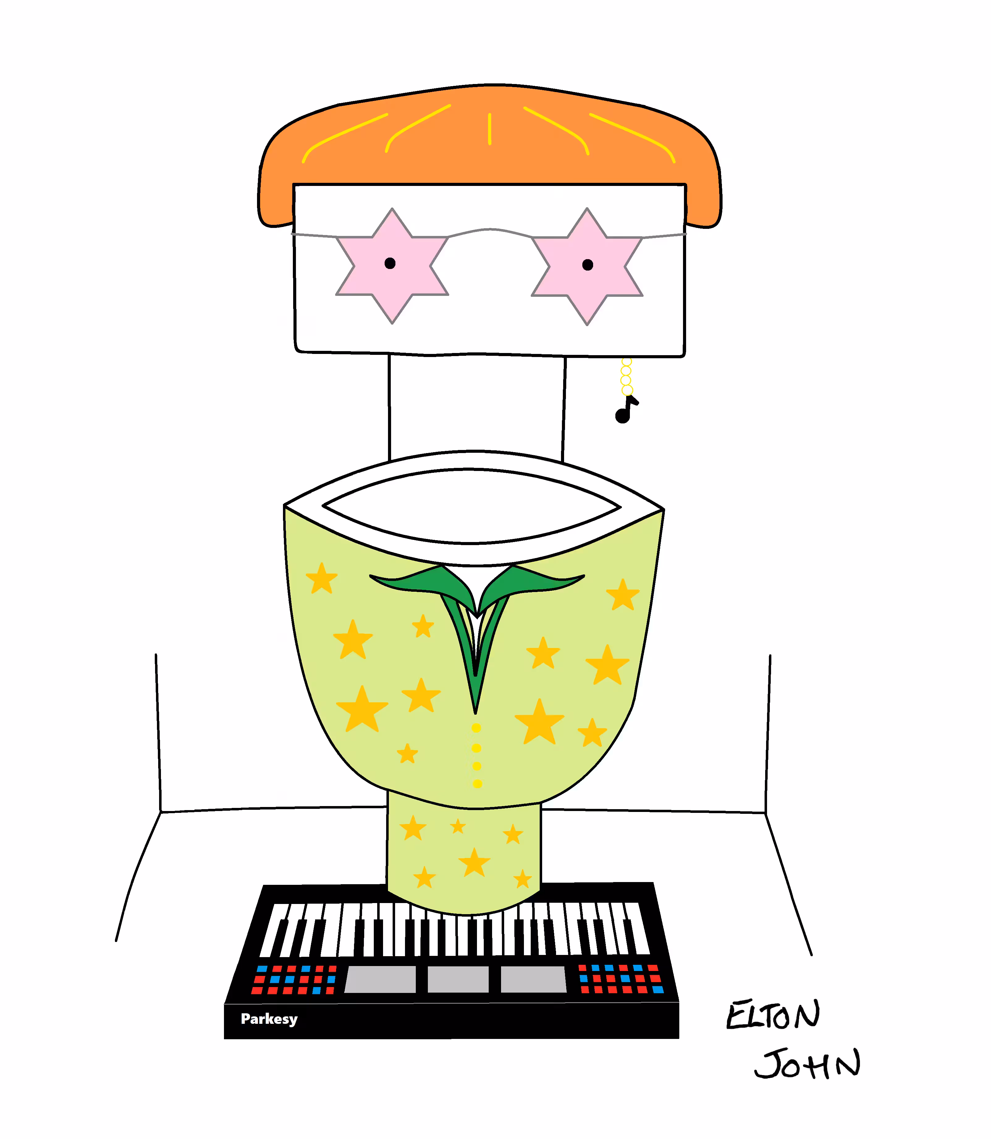 Famous John #3 - Elton John