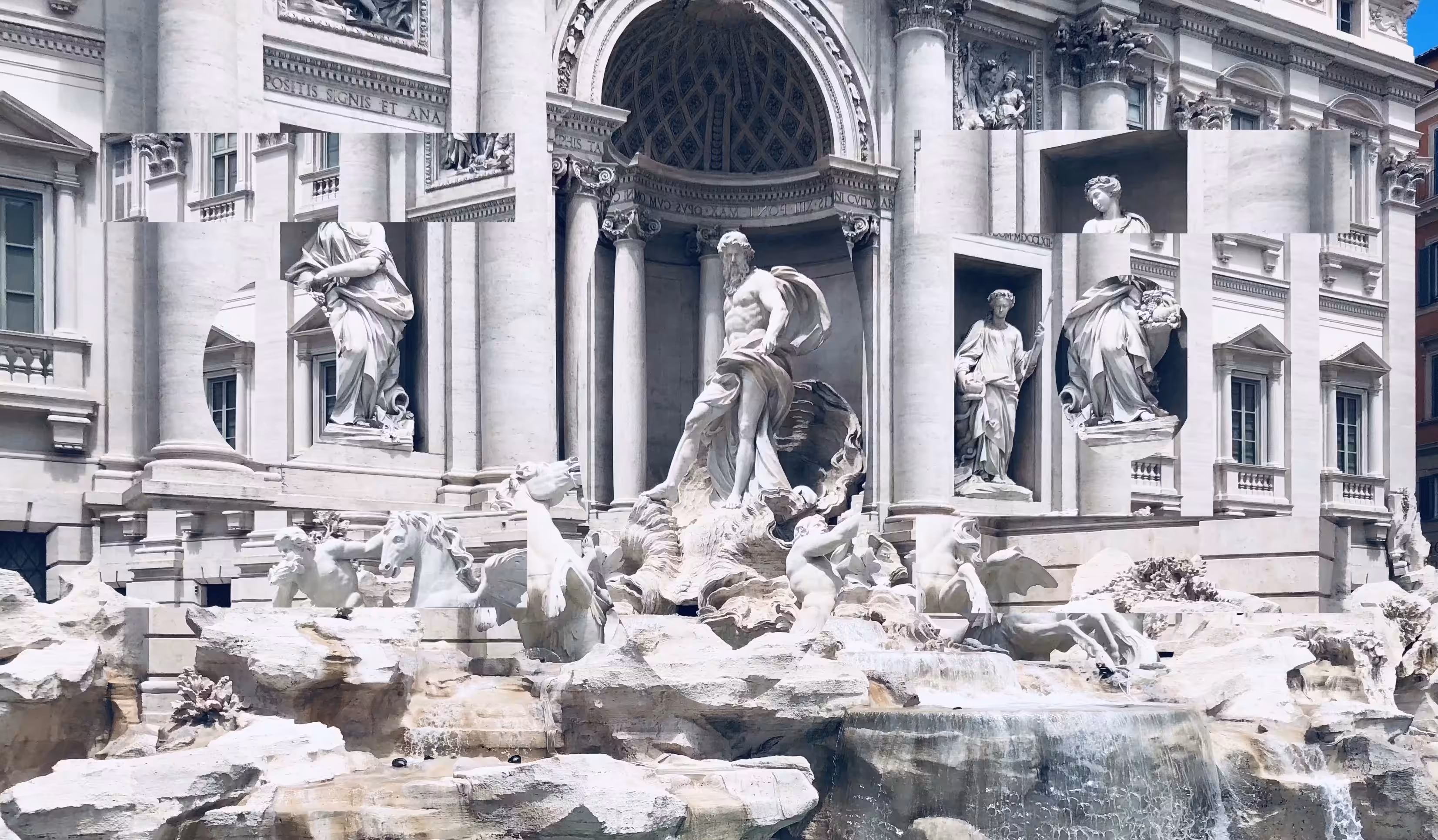 Trevi Fountain of Rome Fracture - Genesis