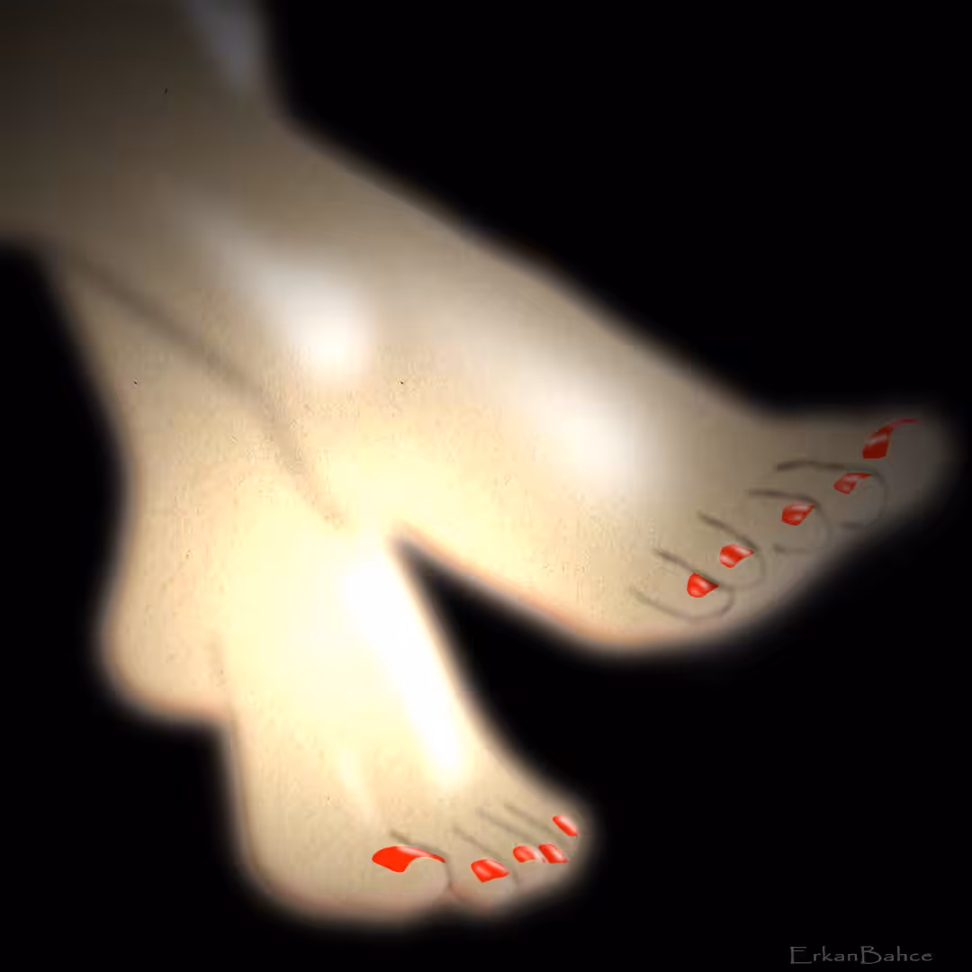  The  bare feet . Really is it  