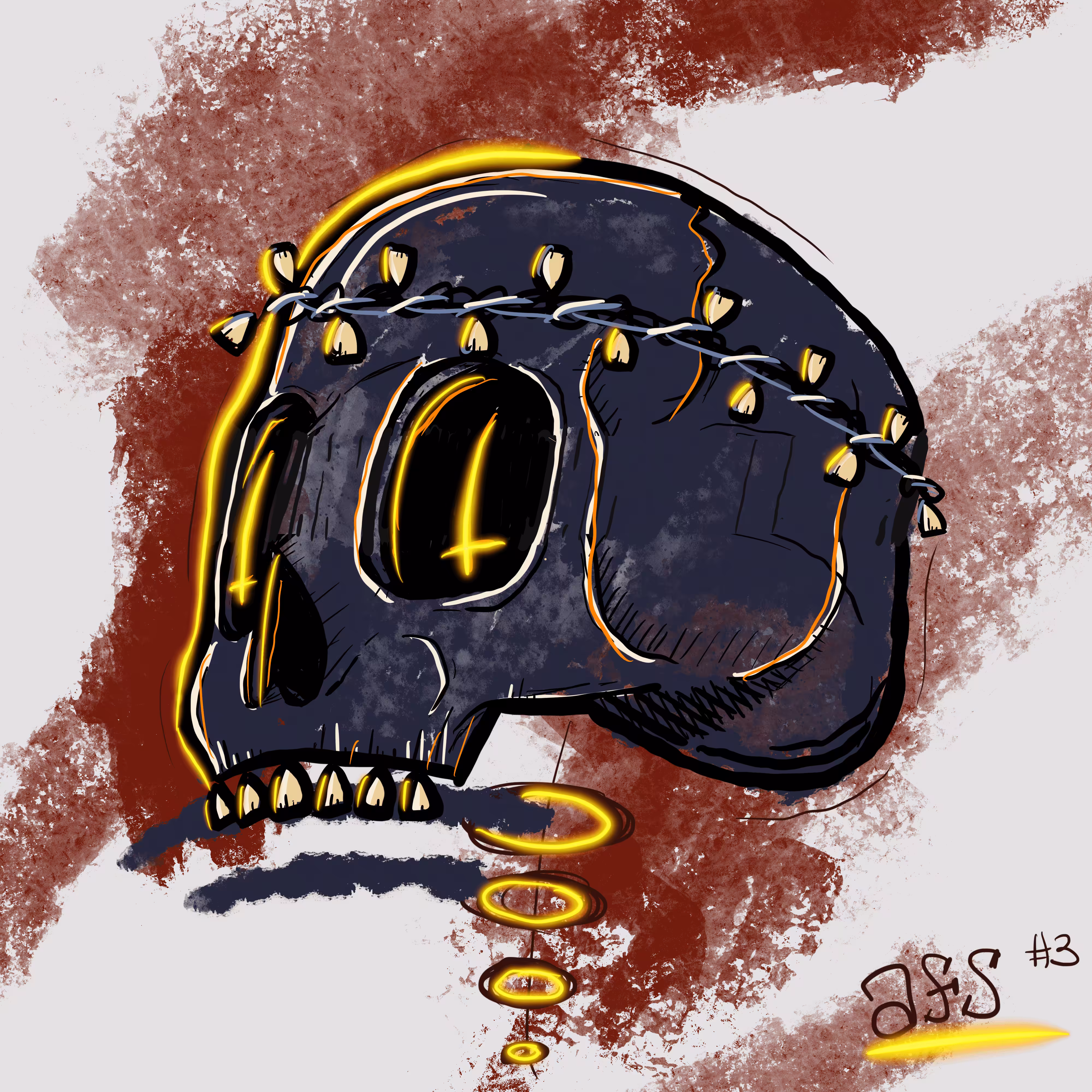 Almost Fancy Skull #3