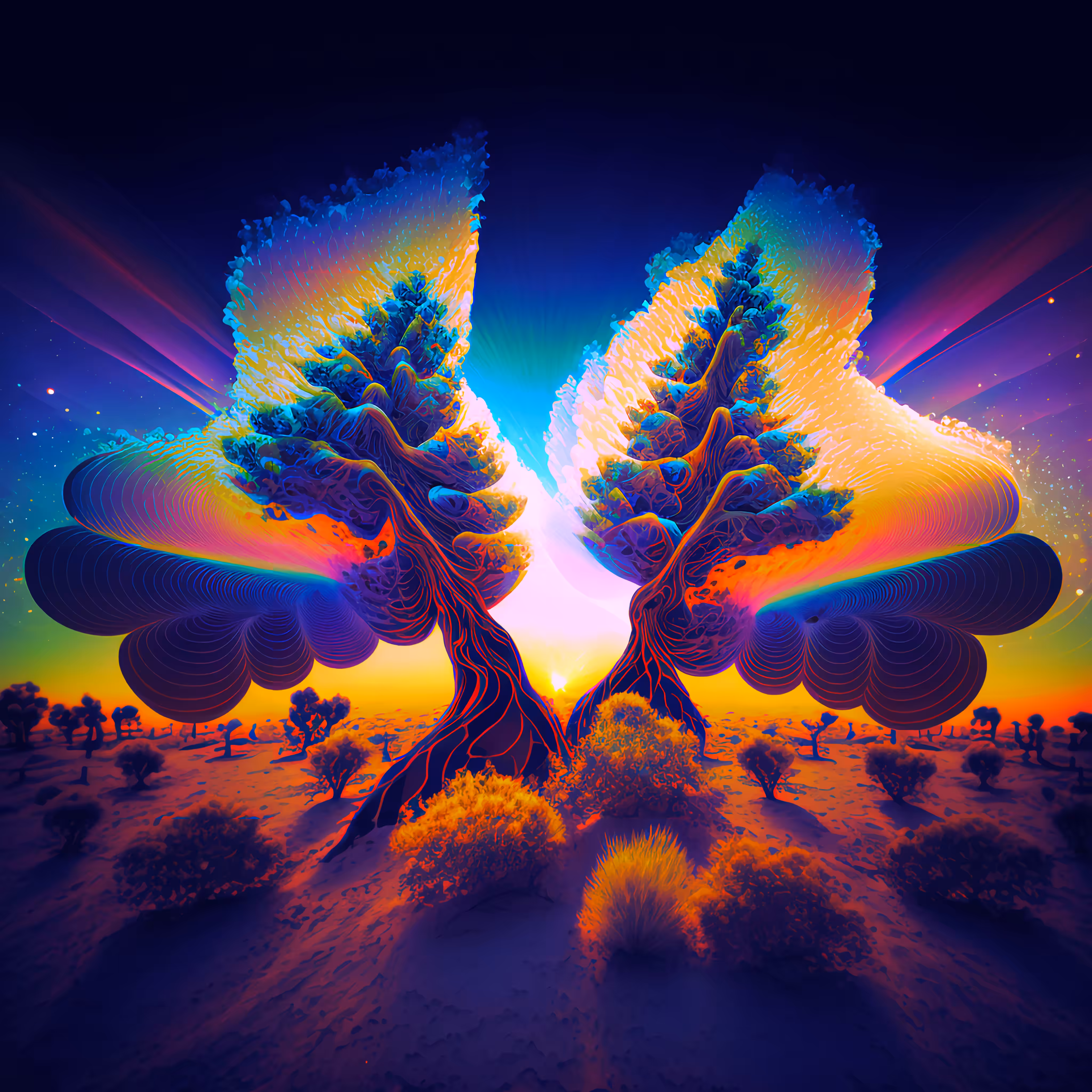 Tripping Trees On Desert Seas