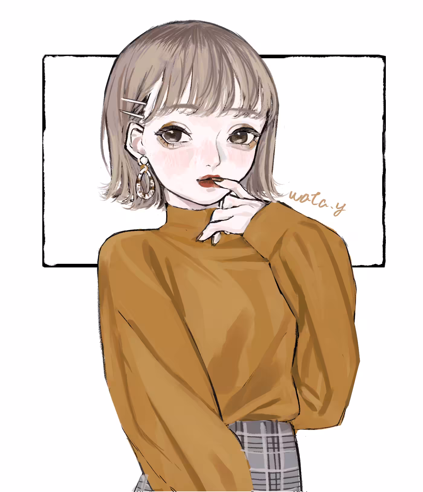 Bob hair girl　#2