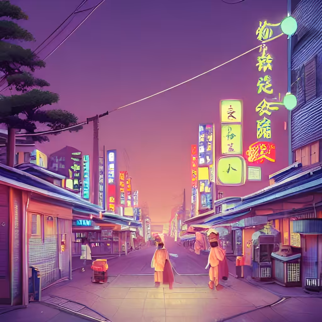 beautiful japan city in 3055