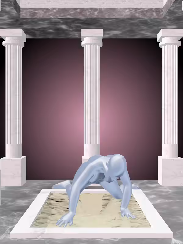 HeavenComputer: The Rising Blue Sky Woman #7495