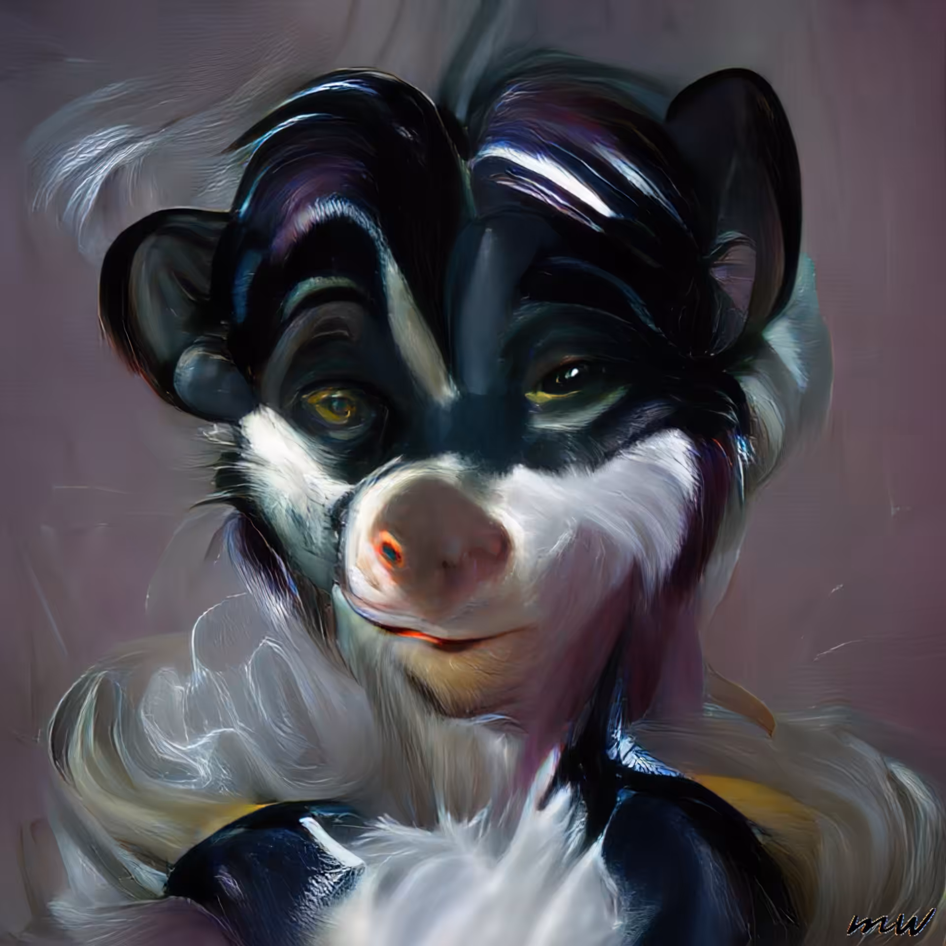 Portrait Of A Skunk