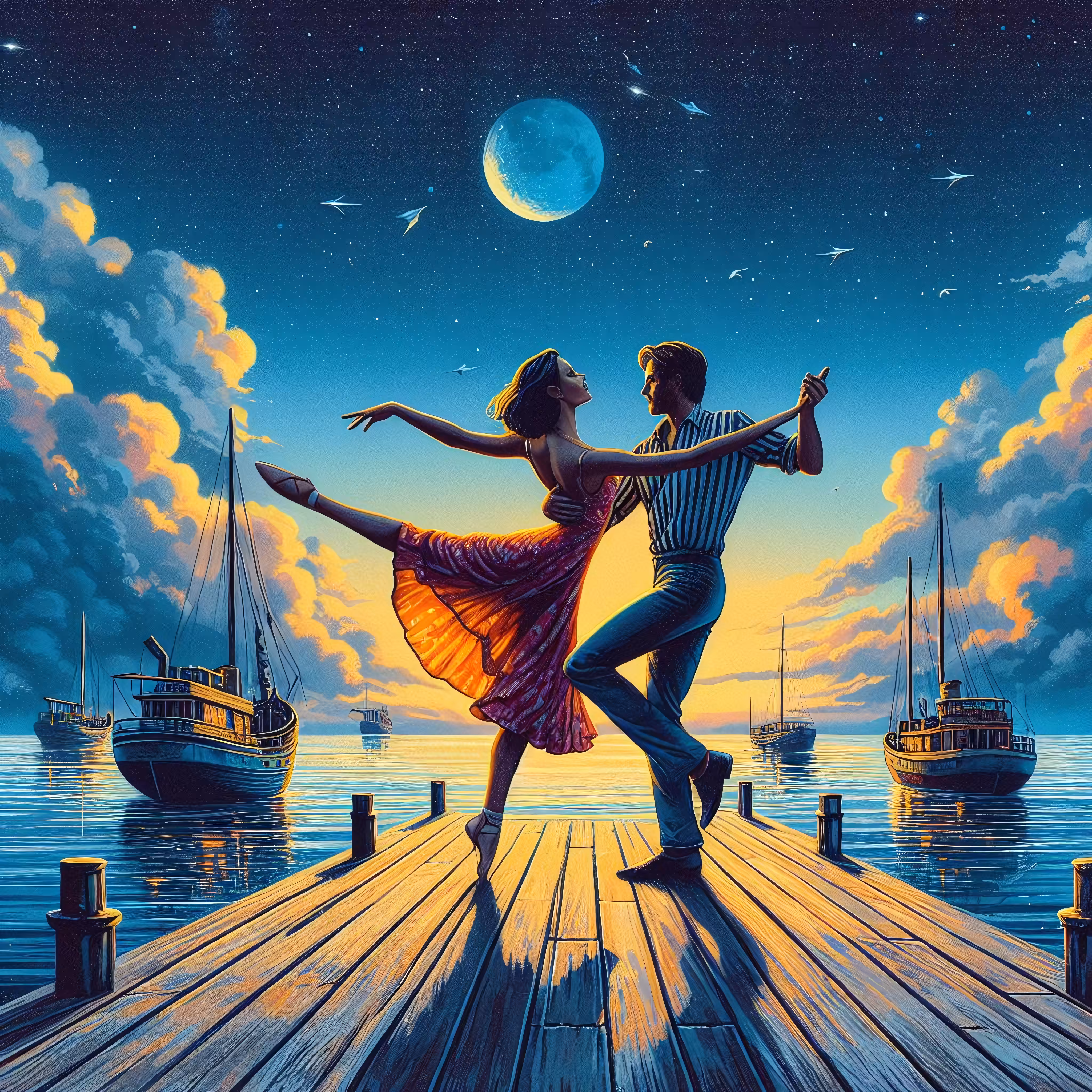 Serenity #184 - Dancing on the pier