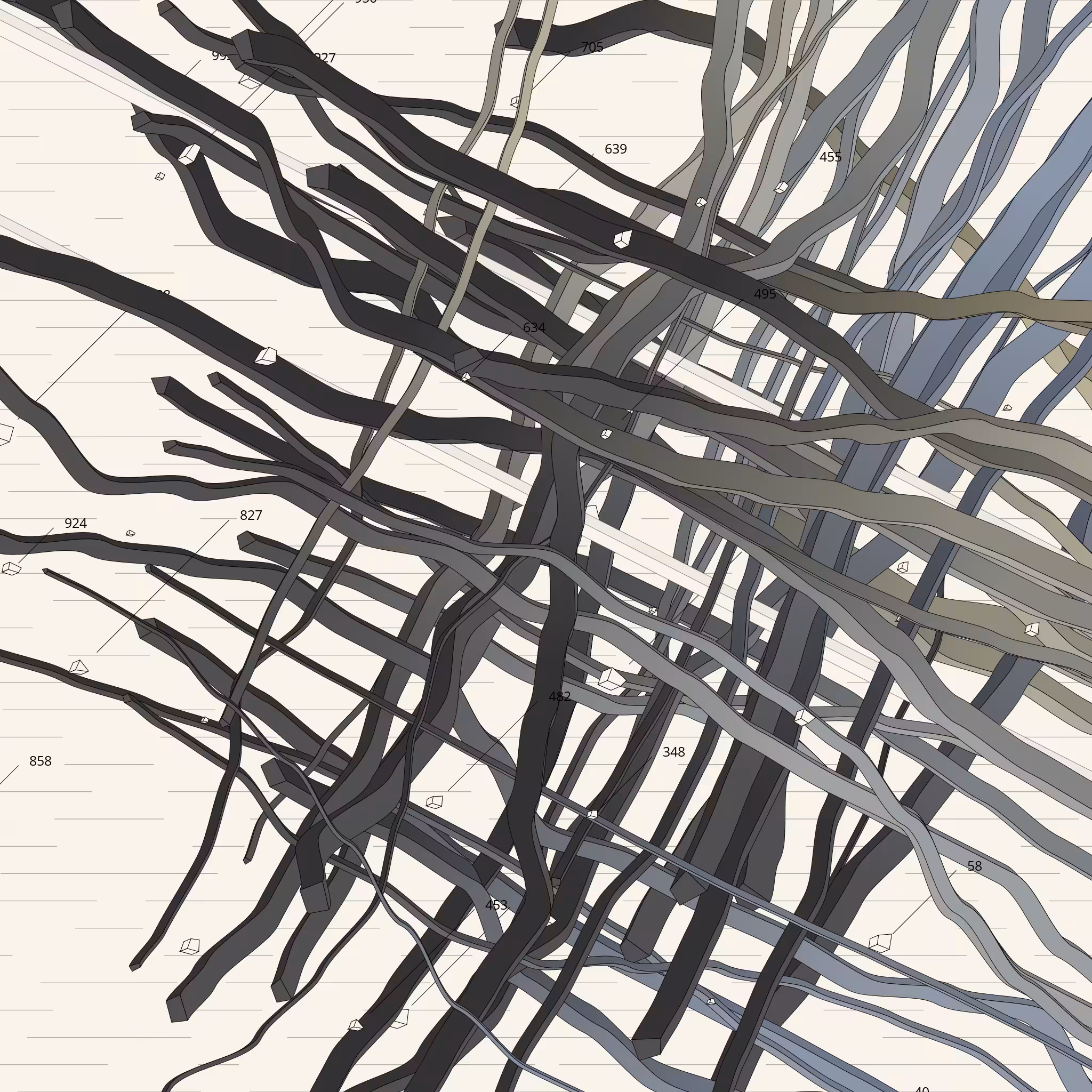 49 perpendicular latitudes #134