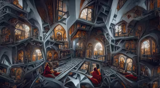 4 dimensional Merovingian Cathedral