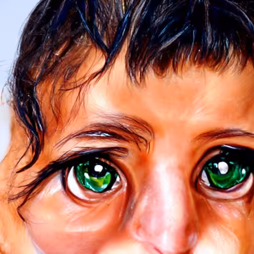 Refugee Child Portrait