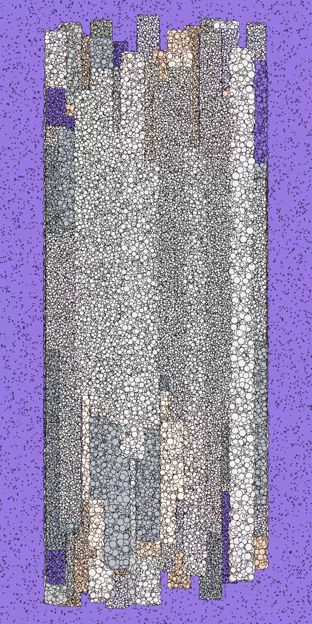 Assorted bubble textures #12