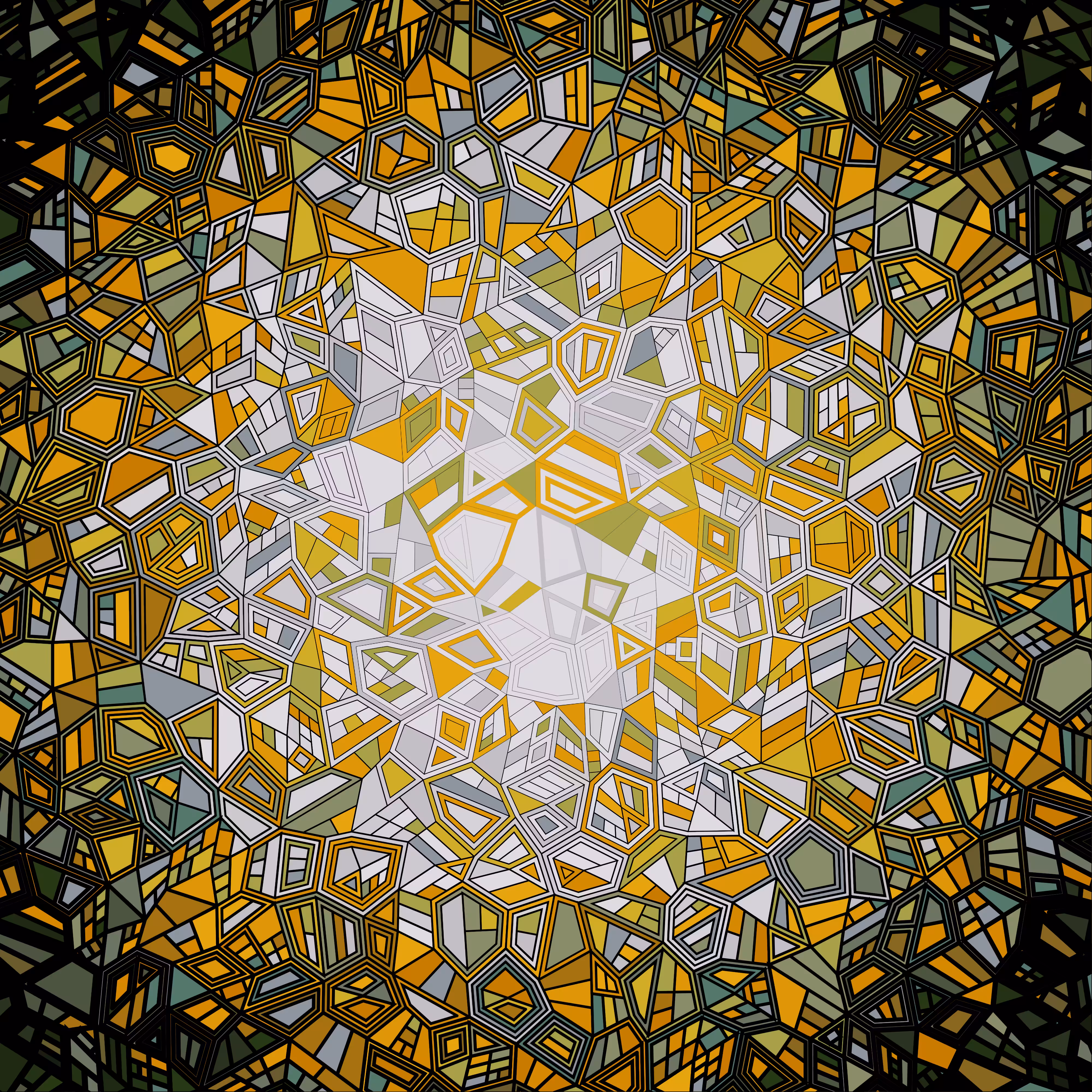 hex.radial.daisy