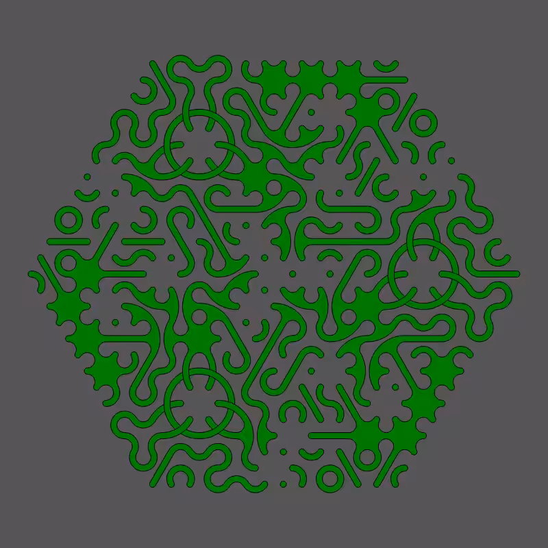 Threefold Symmetry - Dark Variations #381