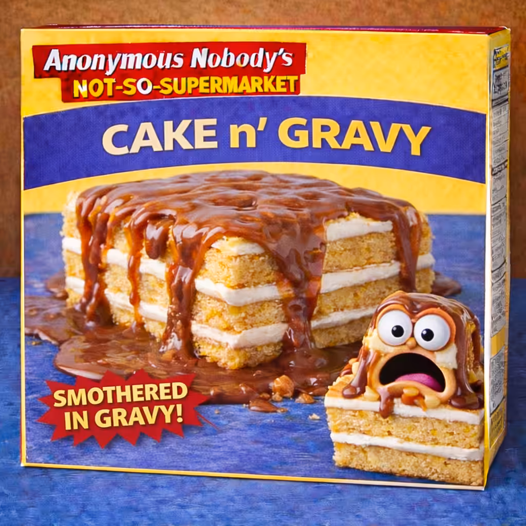 Anonymous Nobody’s Not-So-Supermarket: Cake n’ Gravy