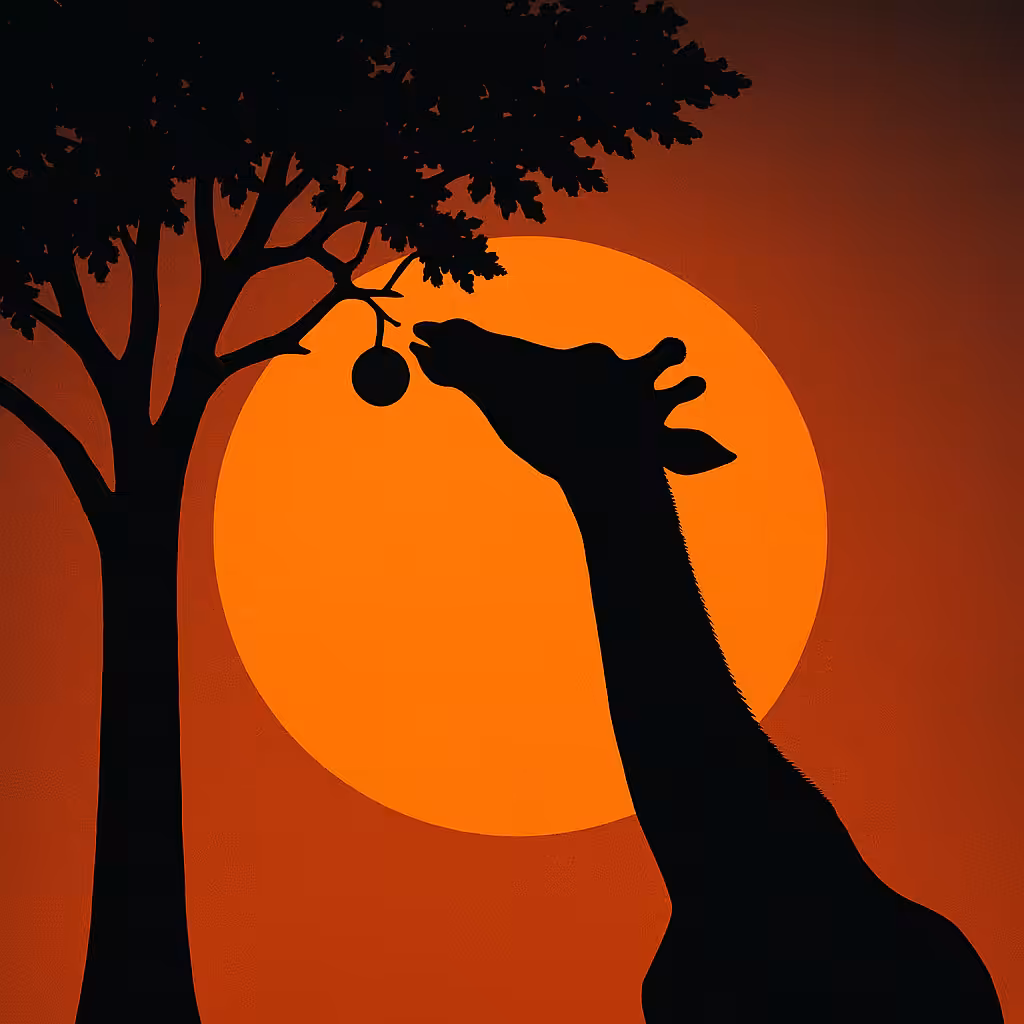 Giraffe's Golden Delight
