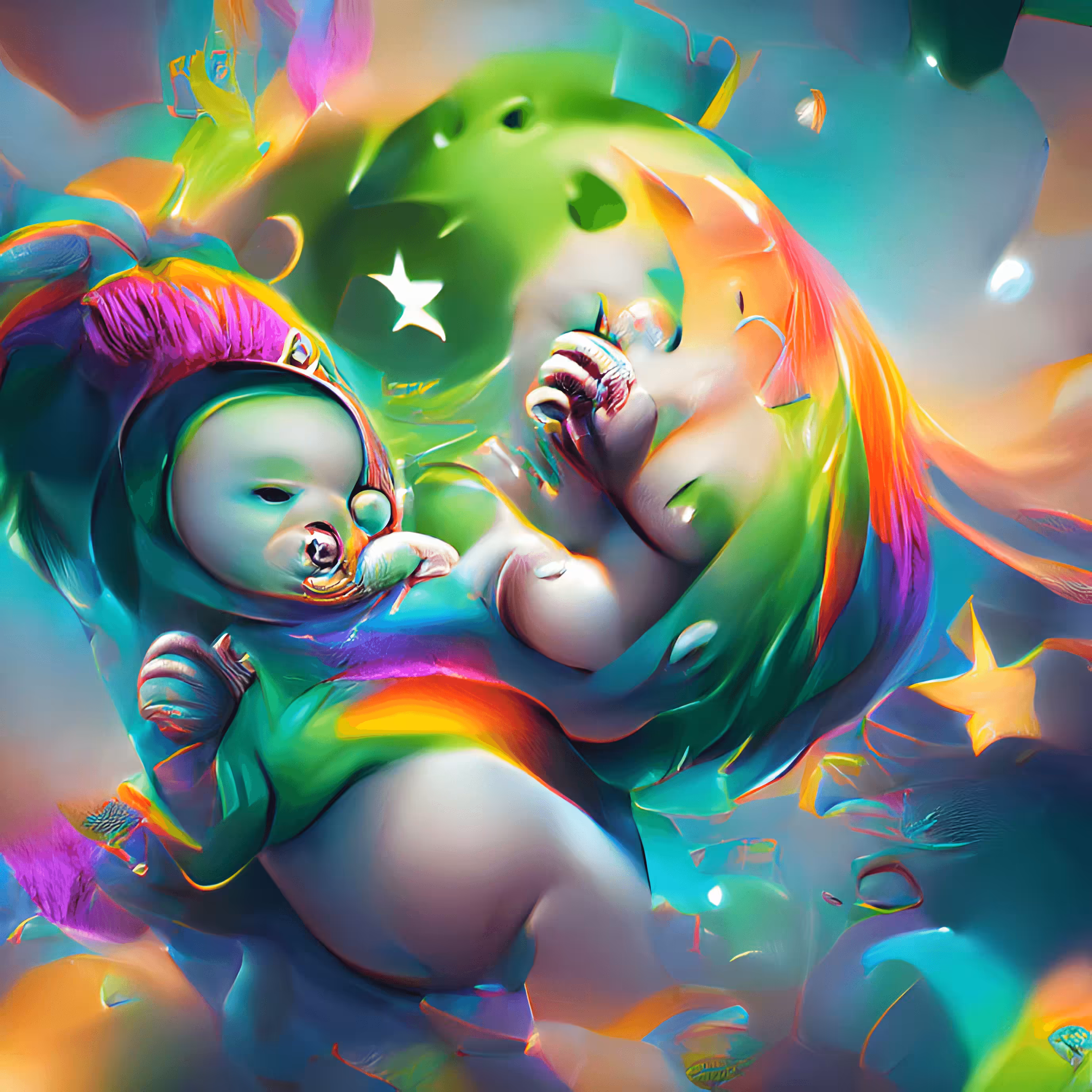 Rainbow Baby and the Full Moon Princess