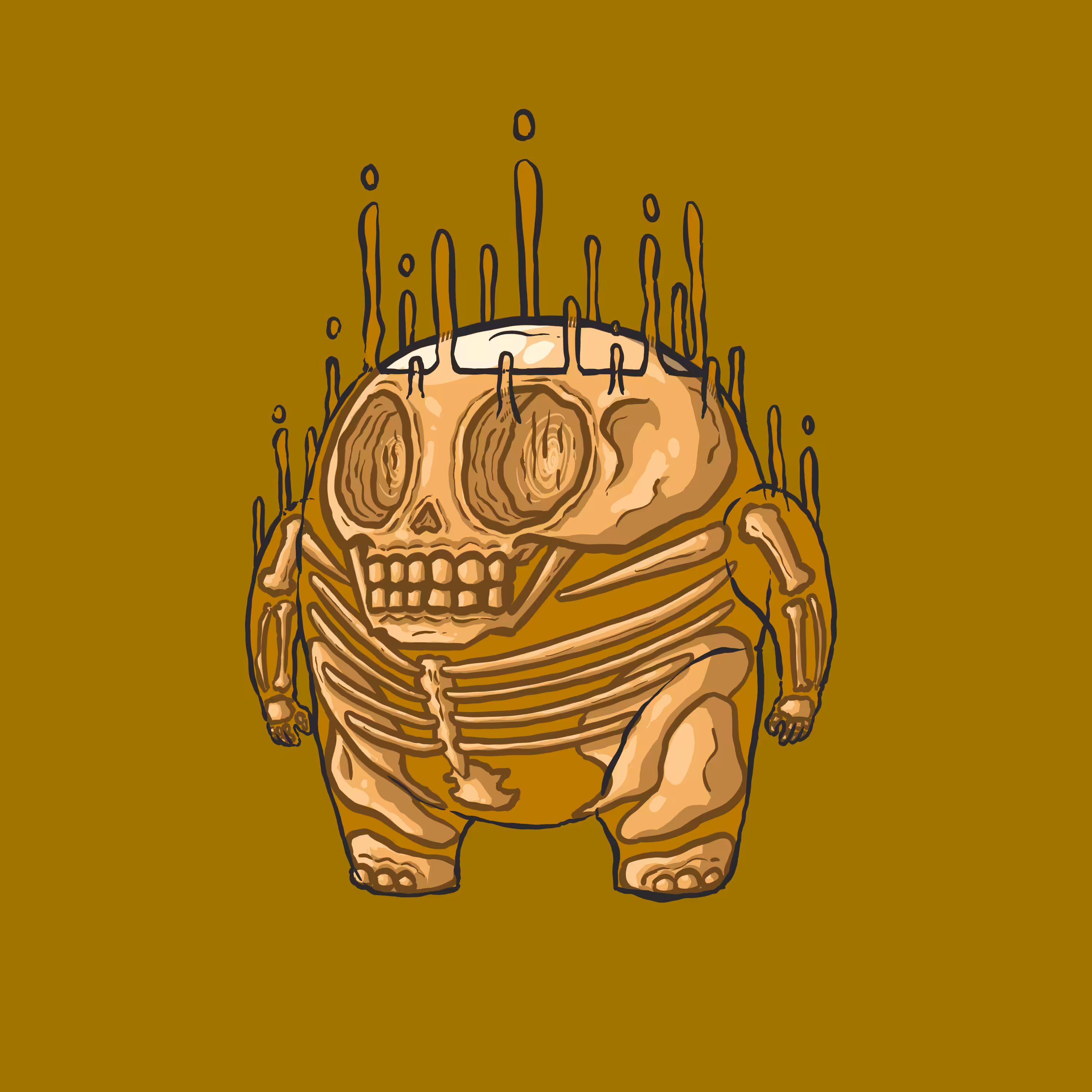 Skeleton Bucky