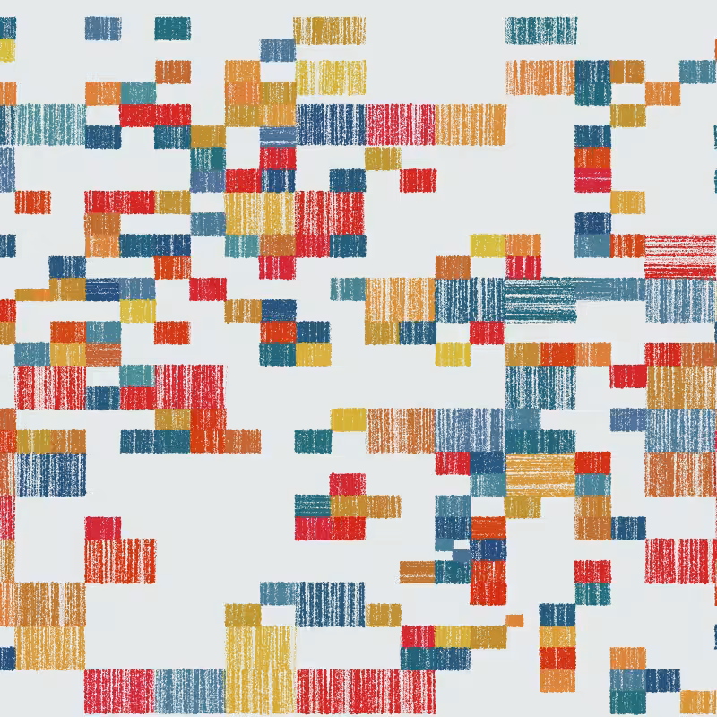 Composition #3 Patchwork Quilt #155
