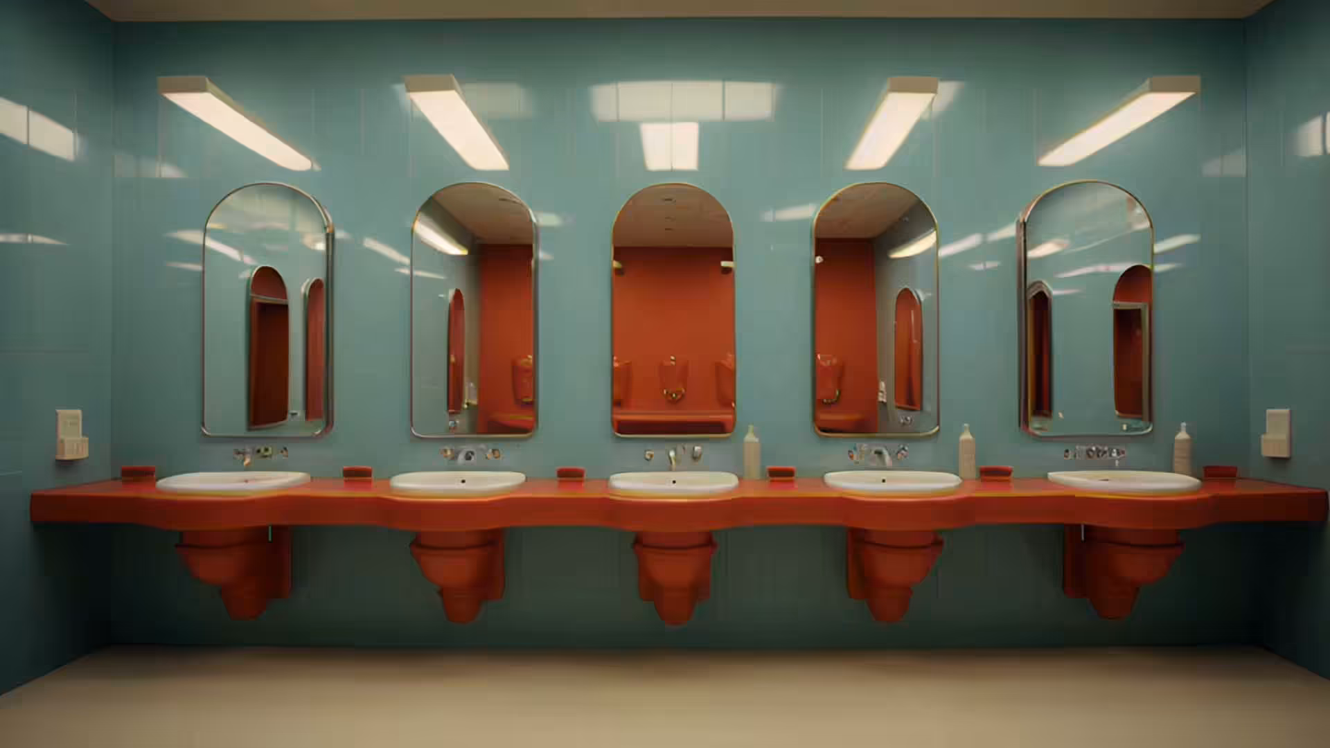 Visu_AI_Poetry - Restroom Encounters of the Third Kind