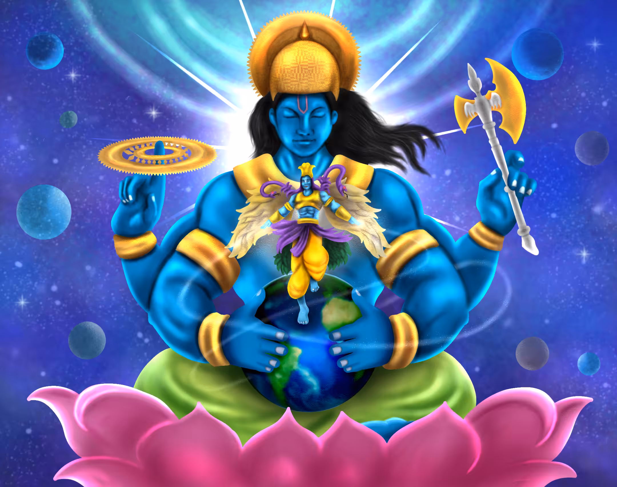 Vishnu - The Omnipotent Creator