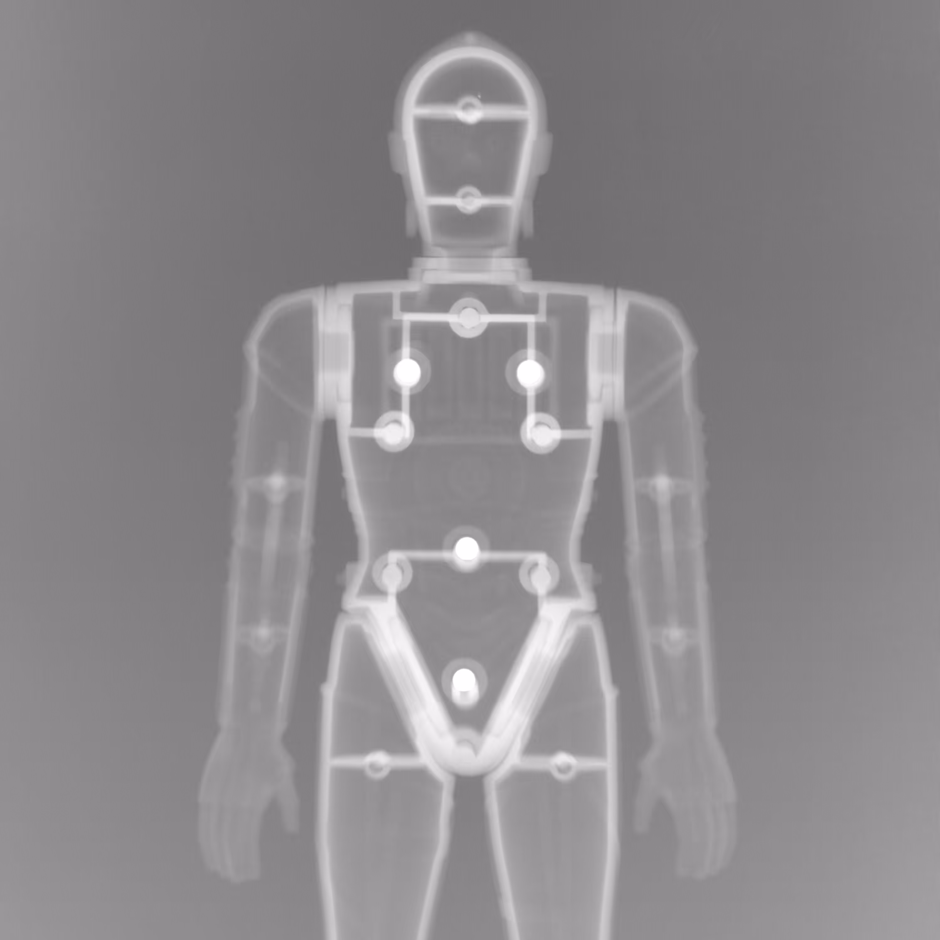 C-3PO Large Size Action Figure (1978) X-ray