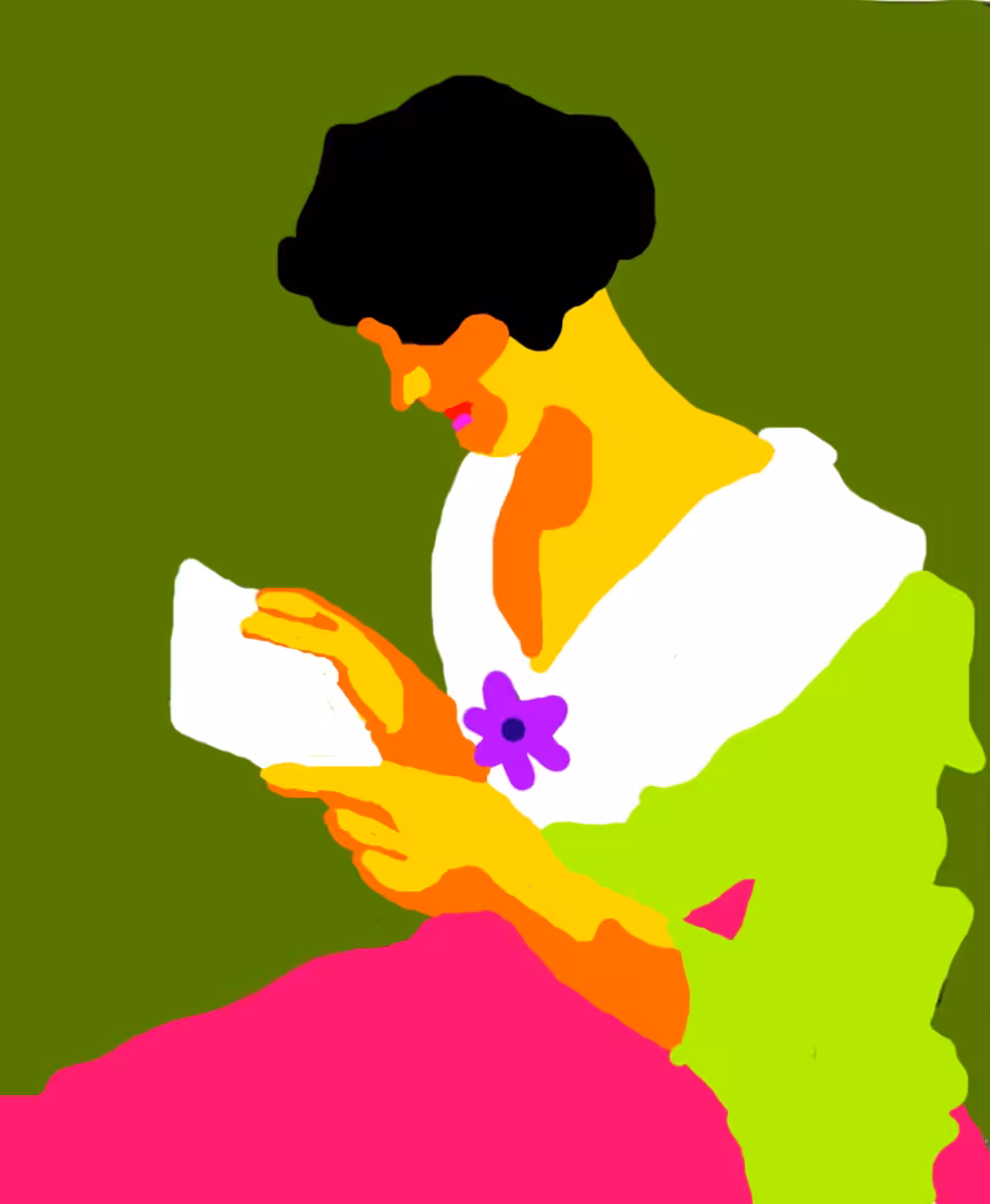 DIGITAL PAINTING: Laure pendant sa lecture 