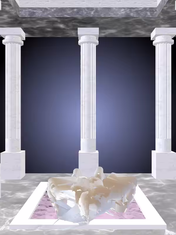 HeavenComputer: The Athletic Luminescent Beige Man #2101