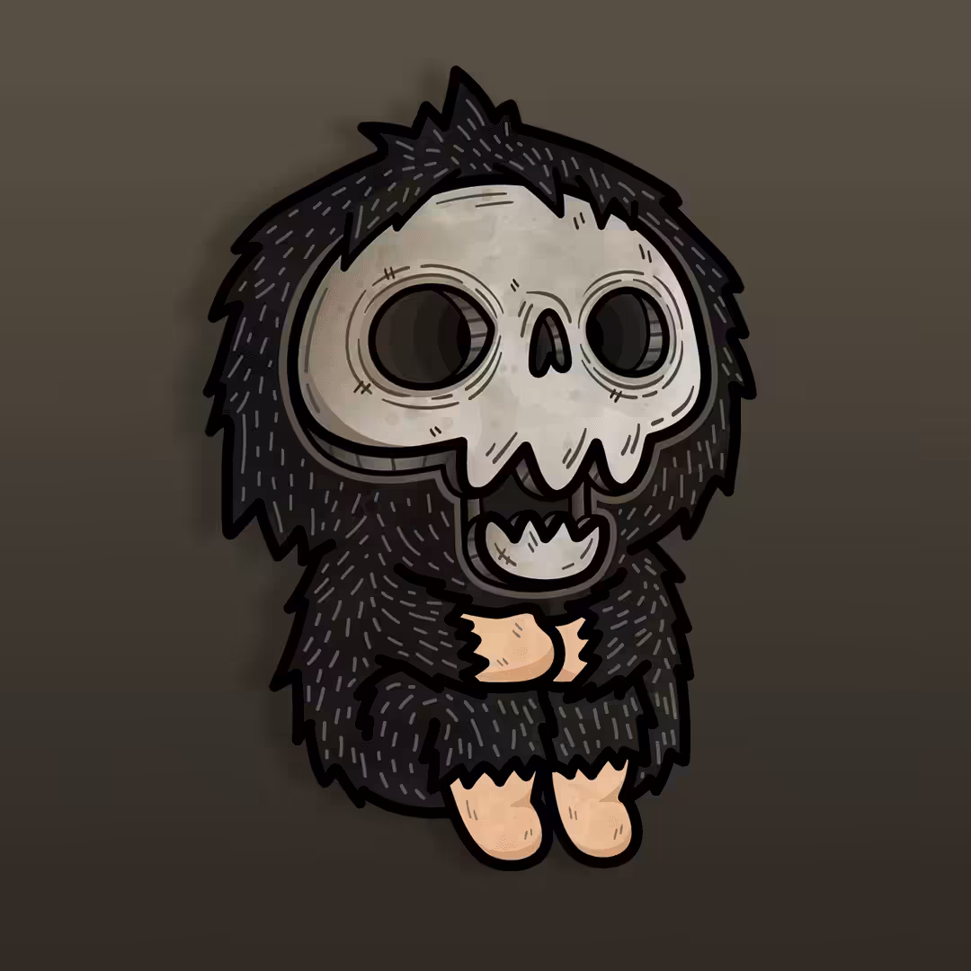 DEATH SKULL MASK CHARACTERS #004