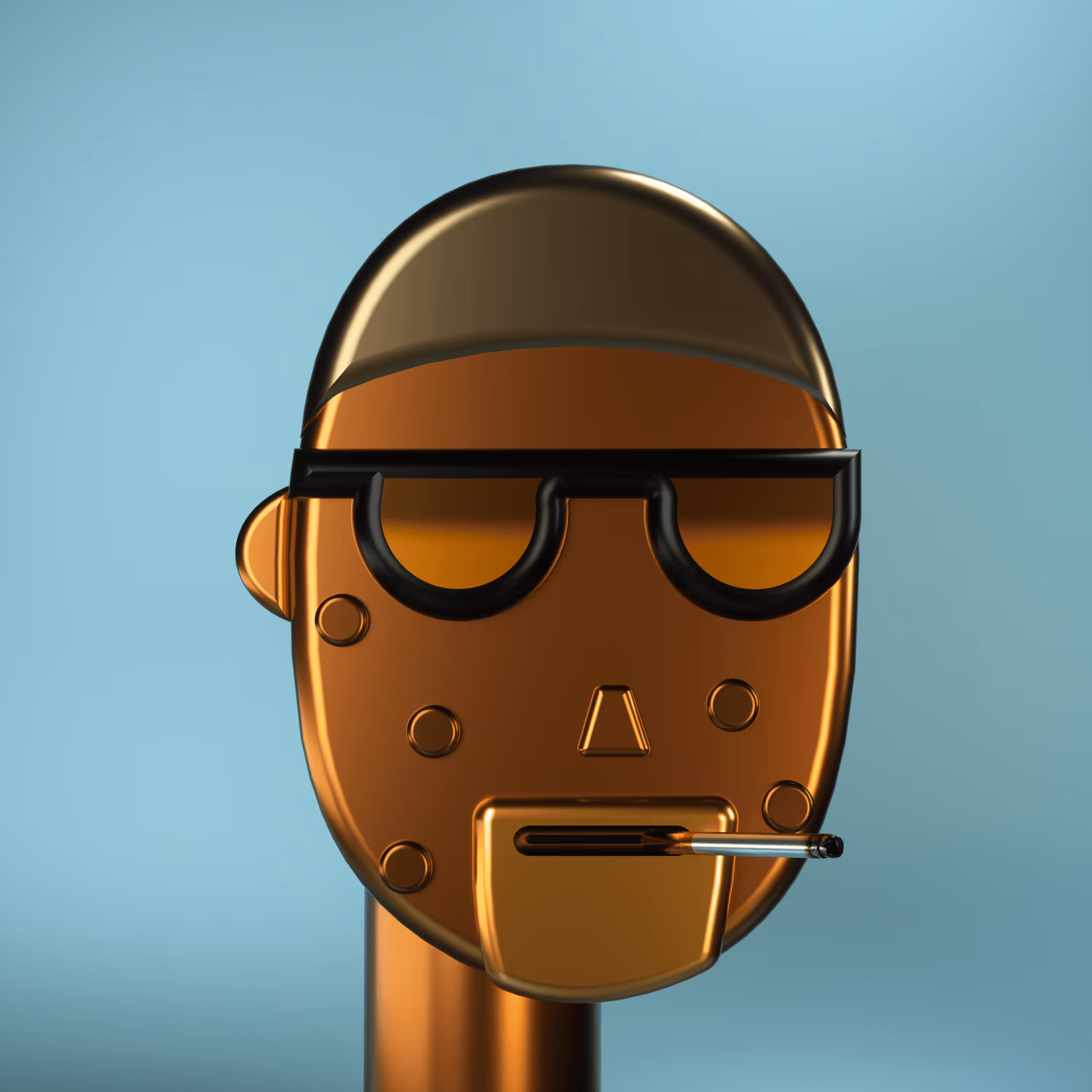 3D Chrome Punk #0616