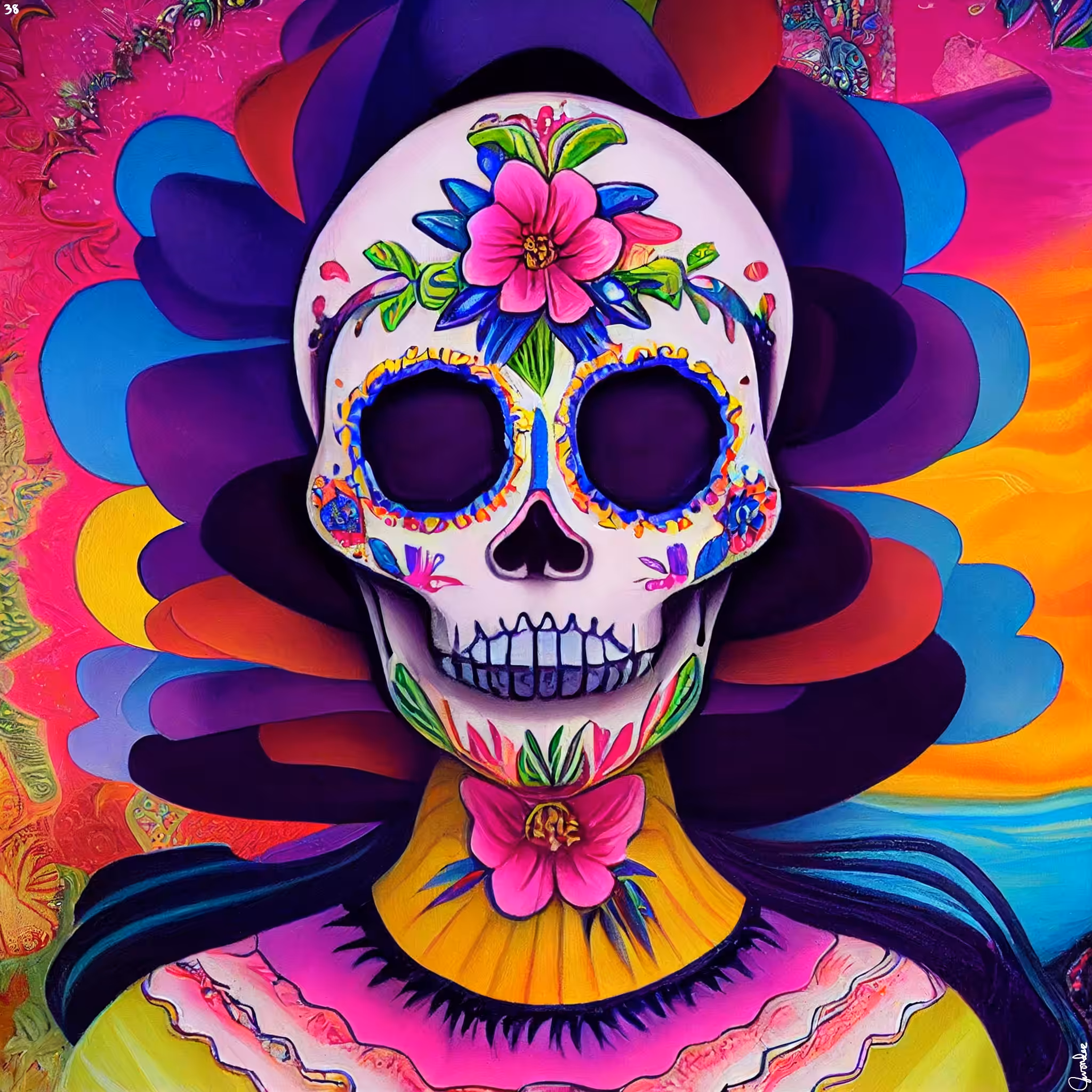 sugar skull #38