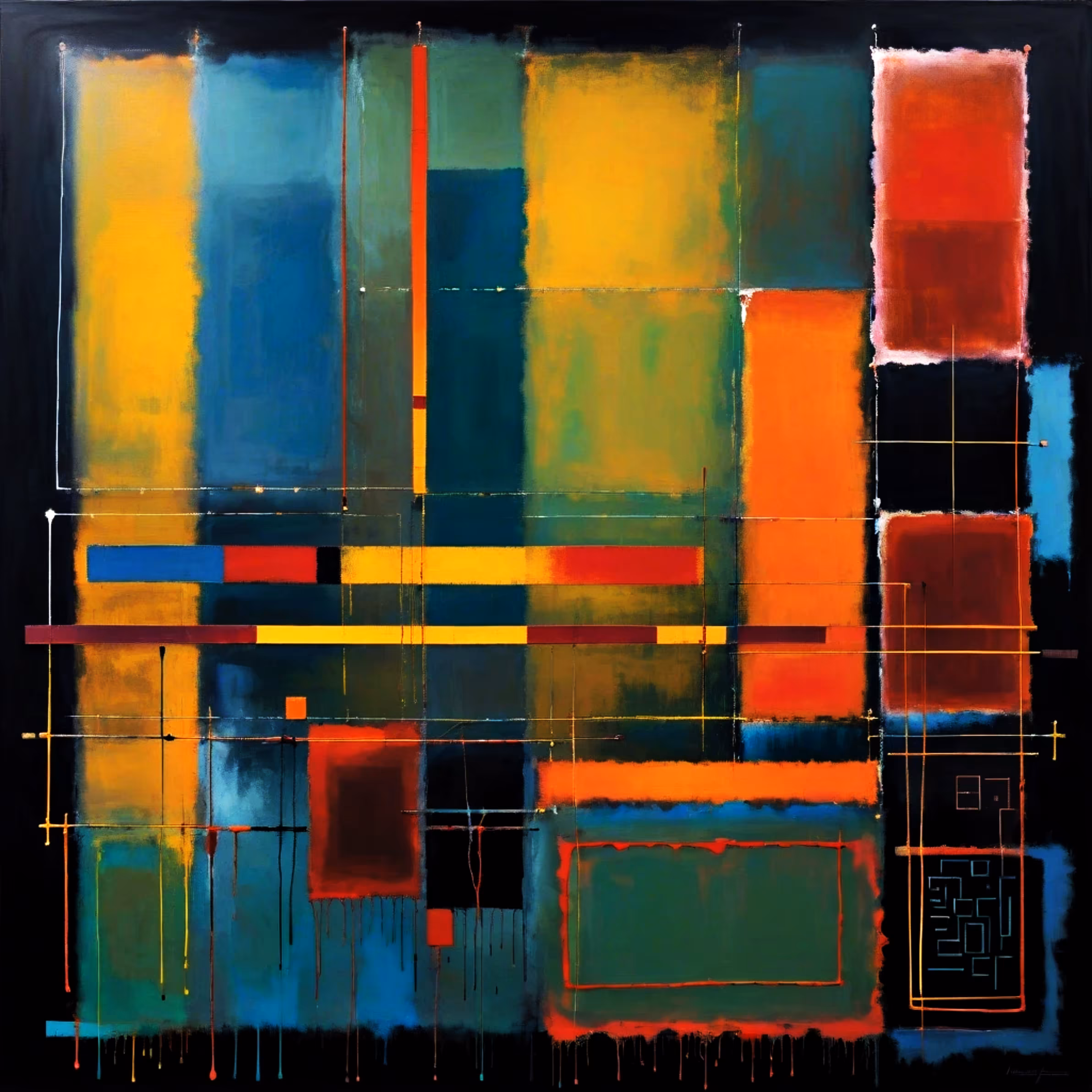 Symbolic Art System (SAS): Dark Field with Orange