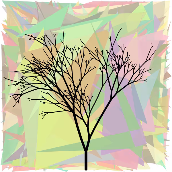 tree's silhouette