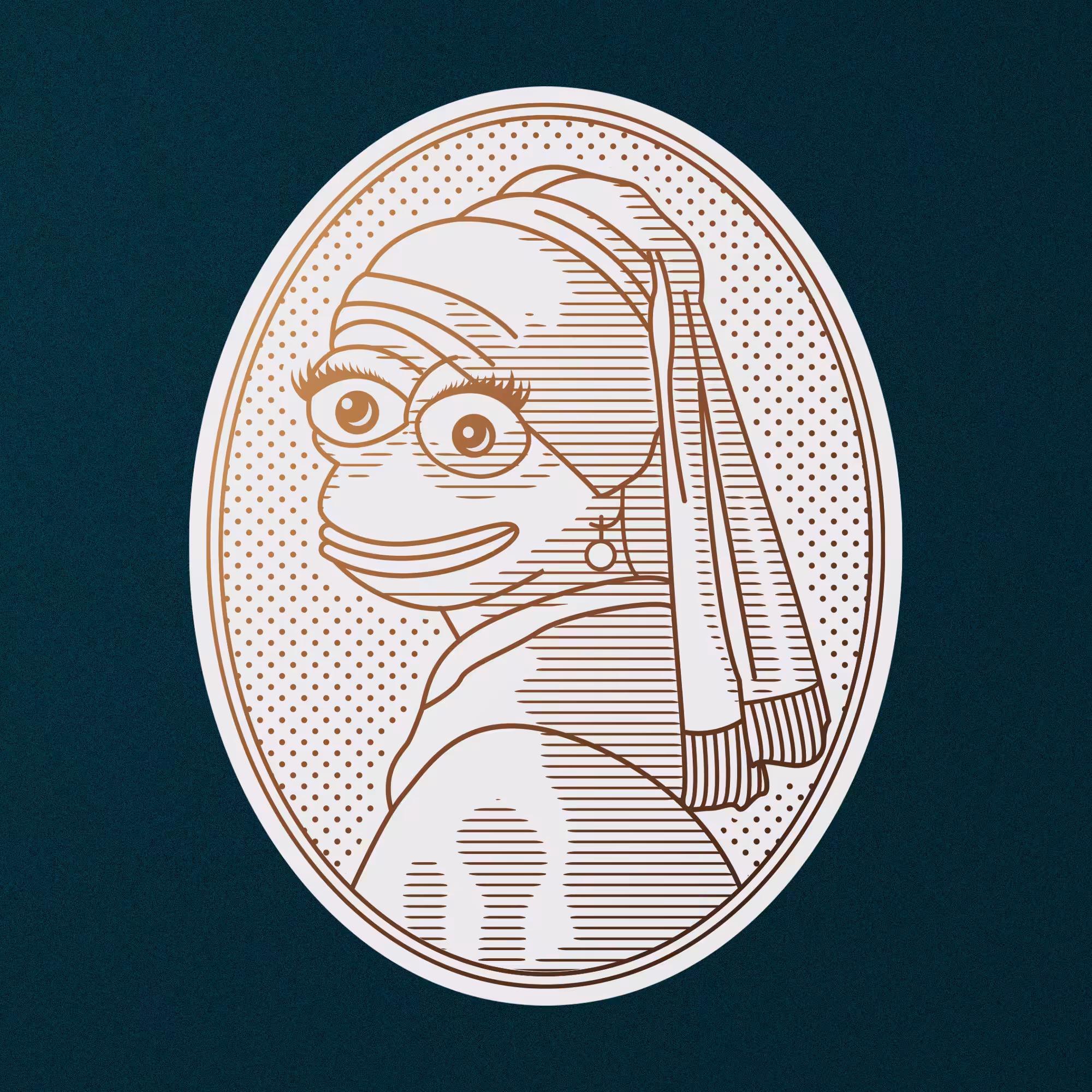 Lady Pepe With A Pearl Earring