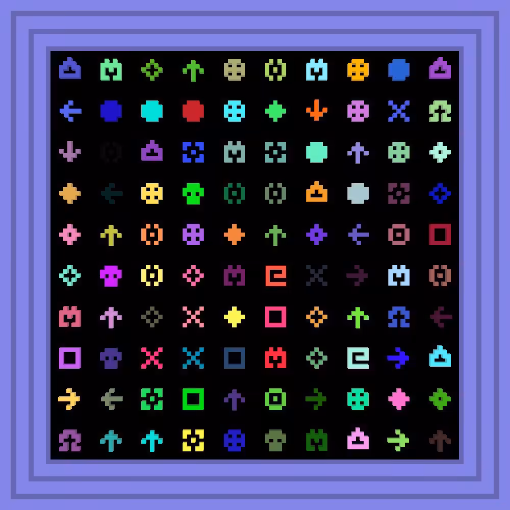 this is for stefj :: Procedural Symbols #116/1000