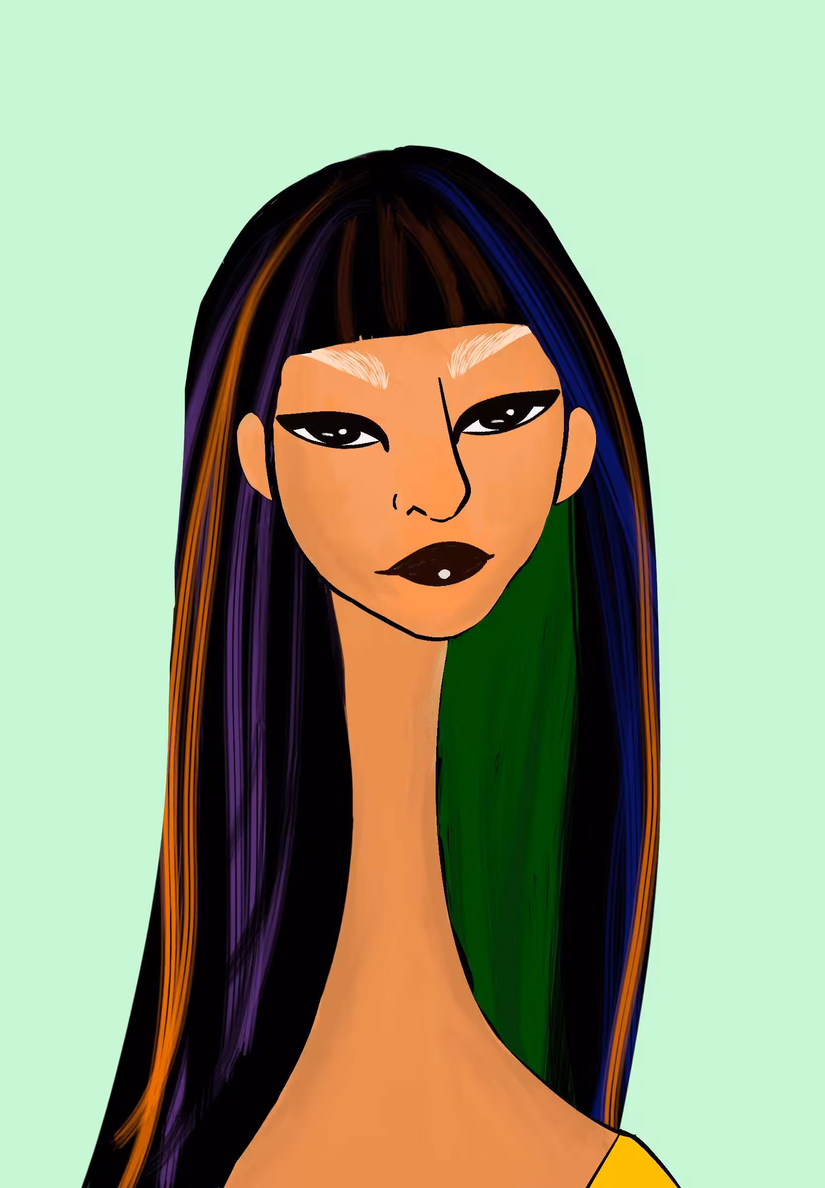 Long Neckie Ladies: Long Neckie Lady #2169