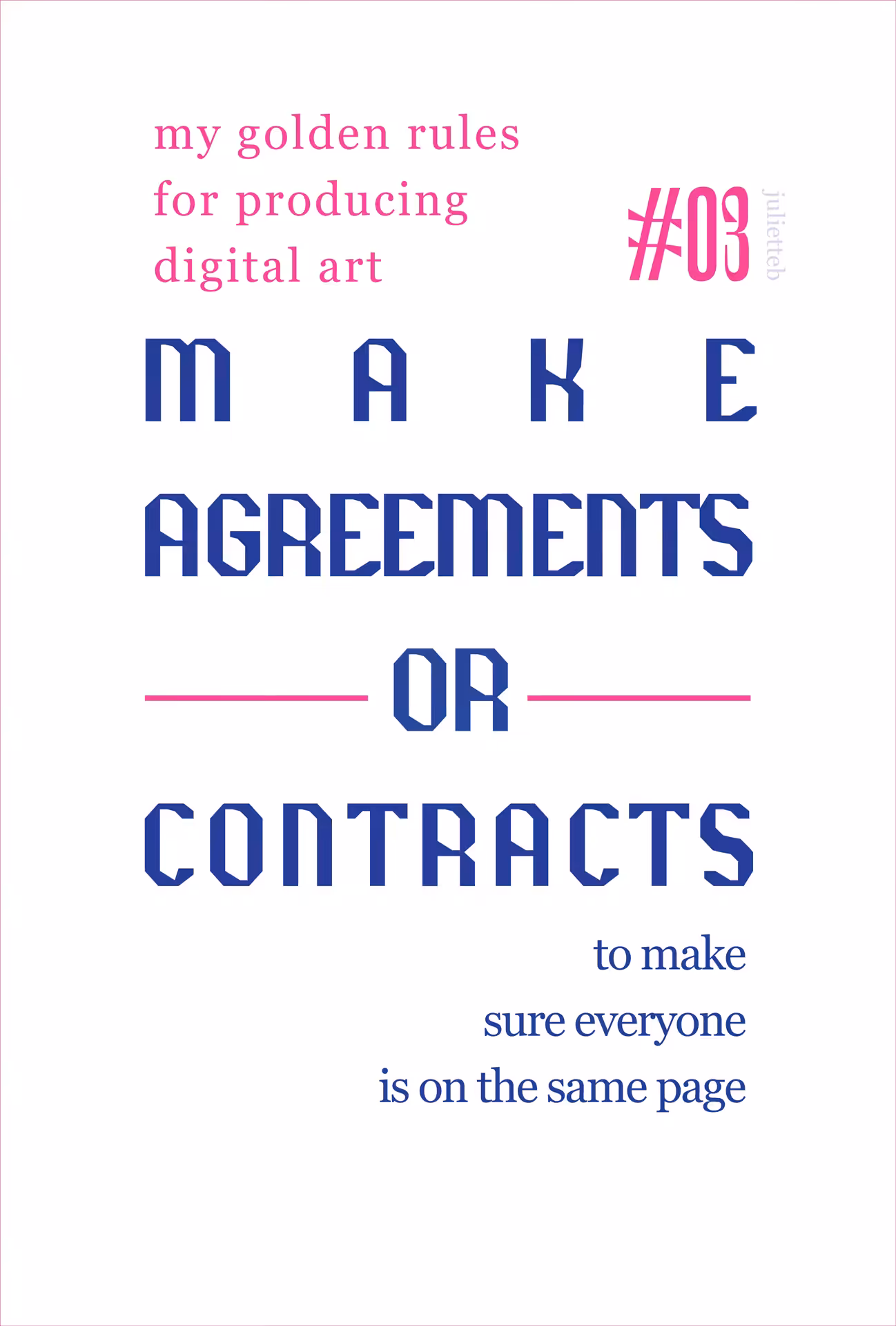 golden rule #03