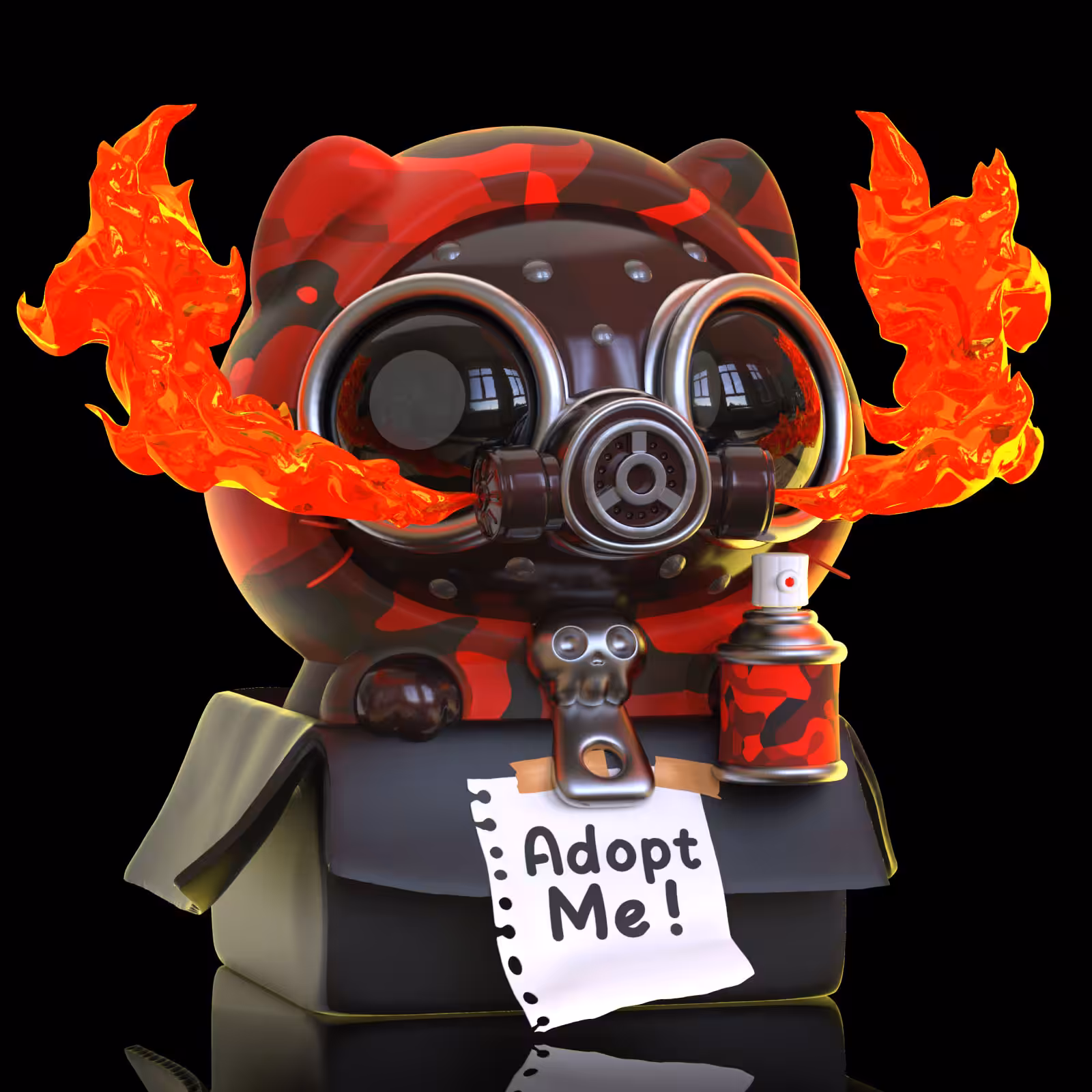 255 Orathai : Fire Gasmask
