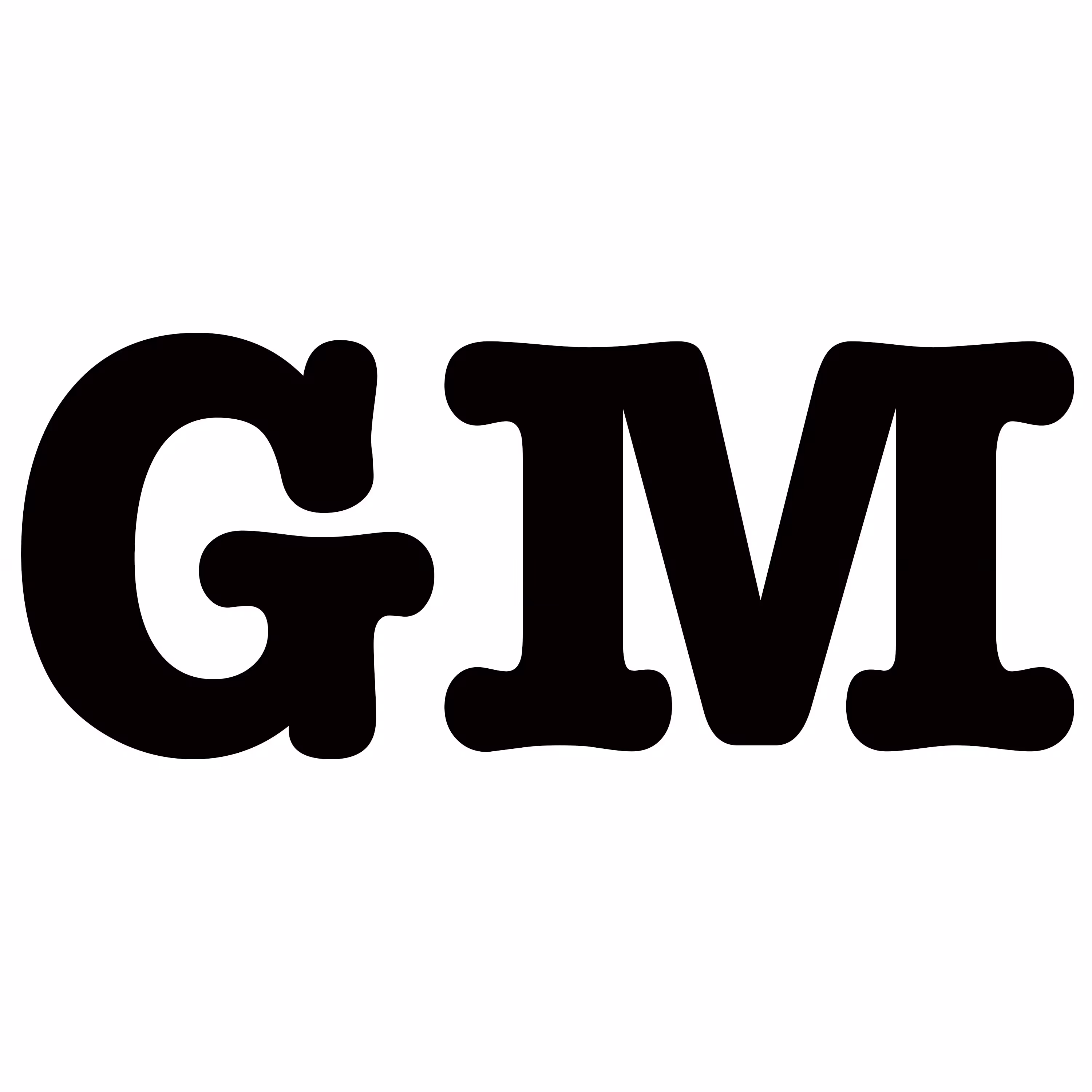 GM White Typewriter