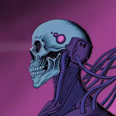 SKULL CYBERPUNK 011-D 