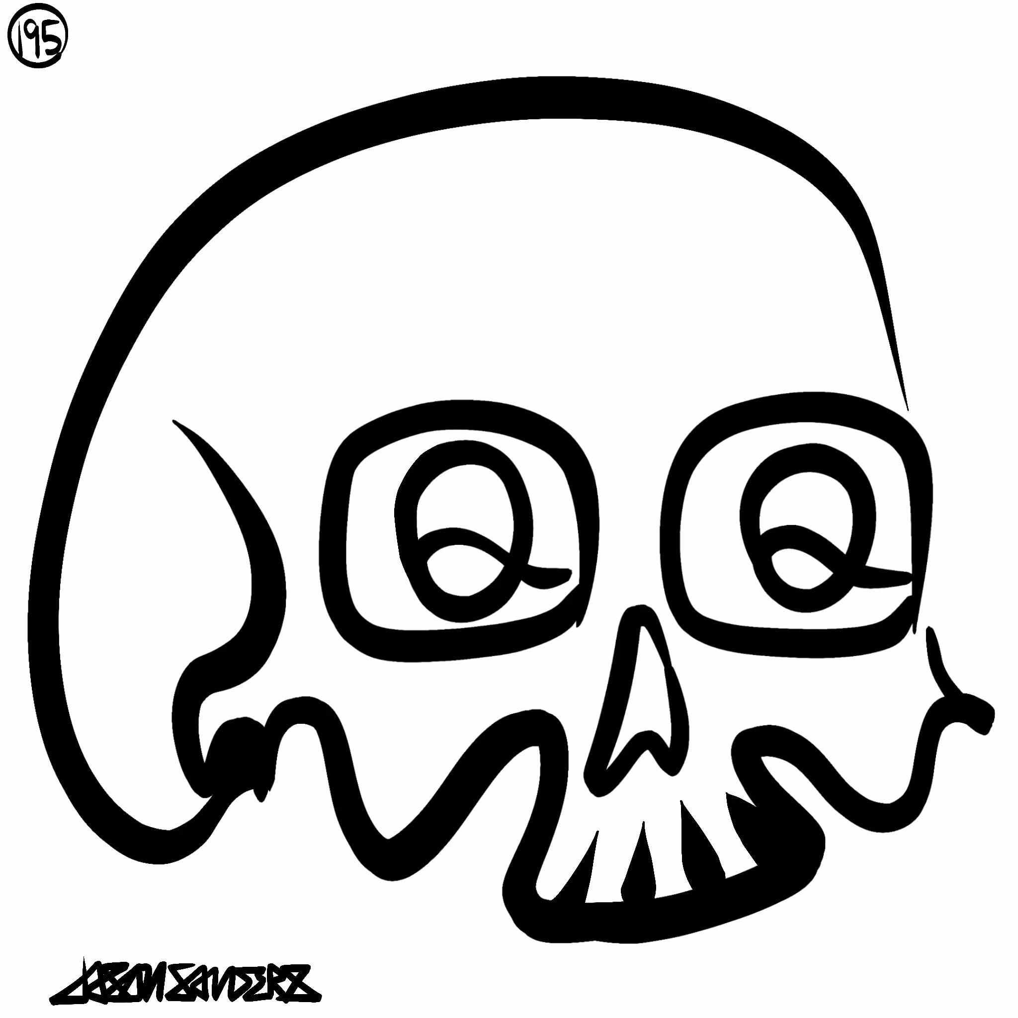DrainedEye: Skull Lines “Thirty-Eight” By DrainedEye | #195