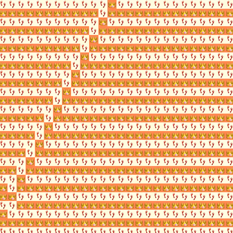 Elementary Cellular Emoji Automata #32