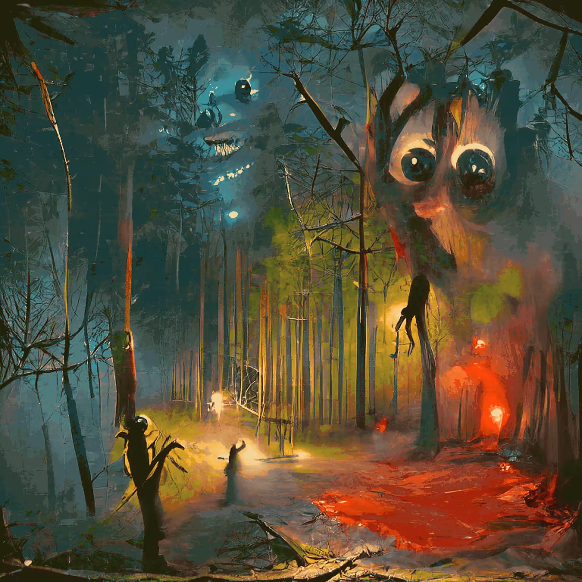 The forest terrifies me to death