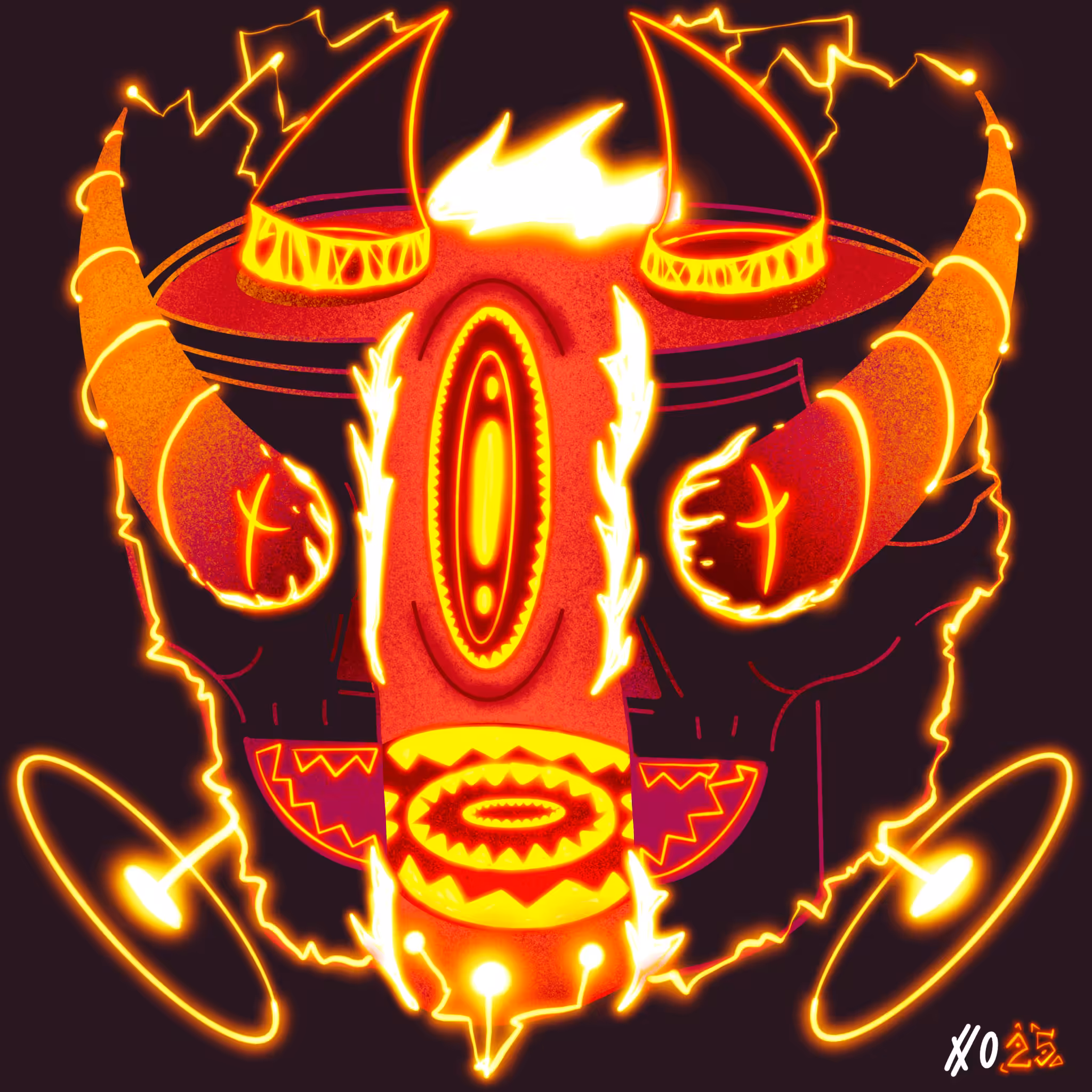 Crypto Skull #25 :Endless Hell skull