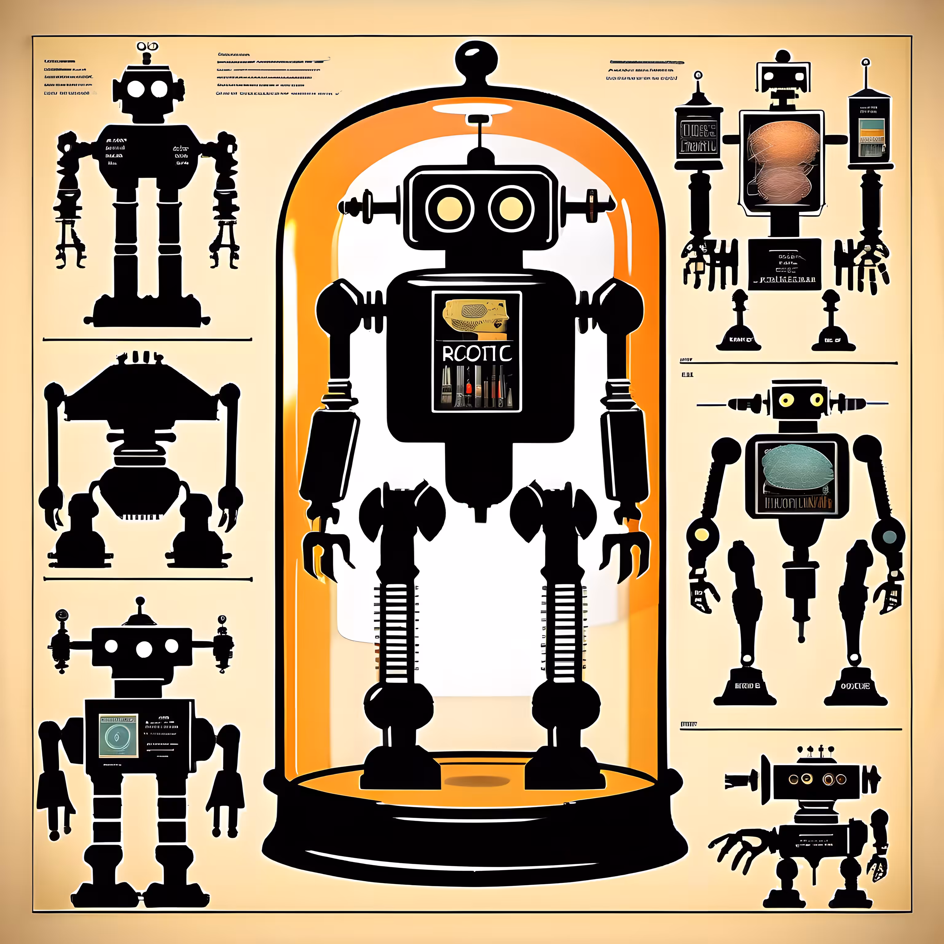 STUDIES ON ROBOTS - 20TH CENTURY #9