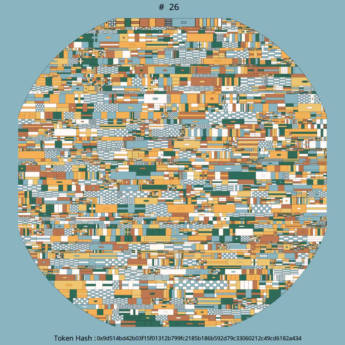 Abstracte Raster:The last piece #26